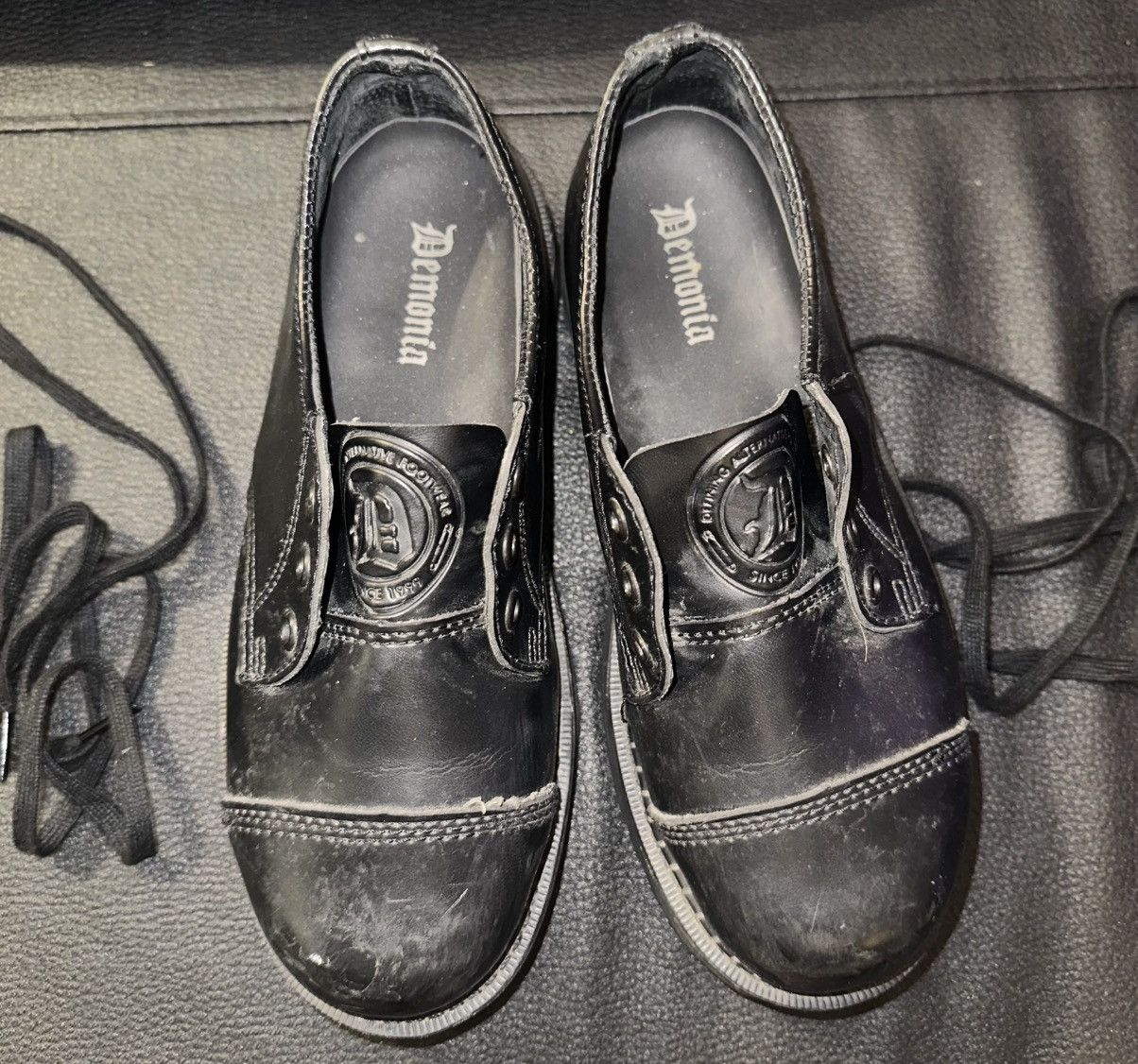 Demonia Cult Demonia Platform Creeper Shoes Size US 8 / IT 38 - 3 Thumbnail