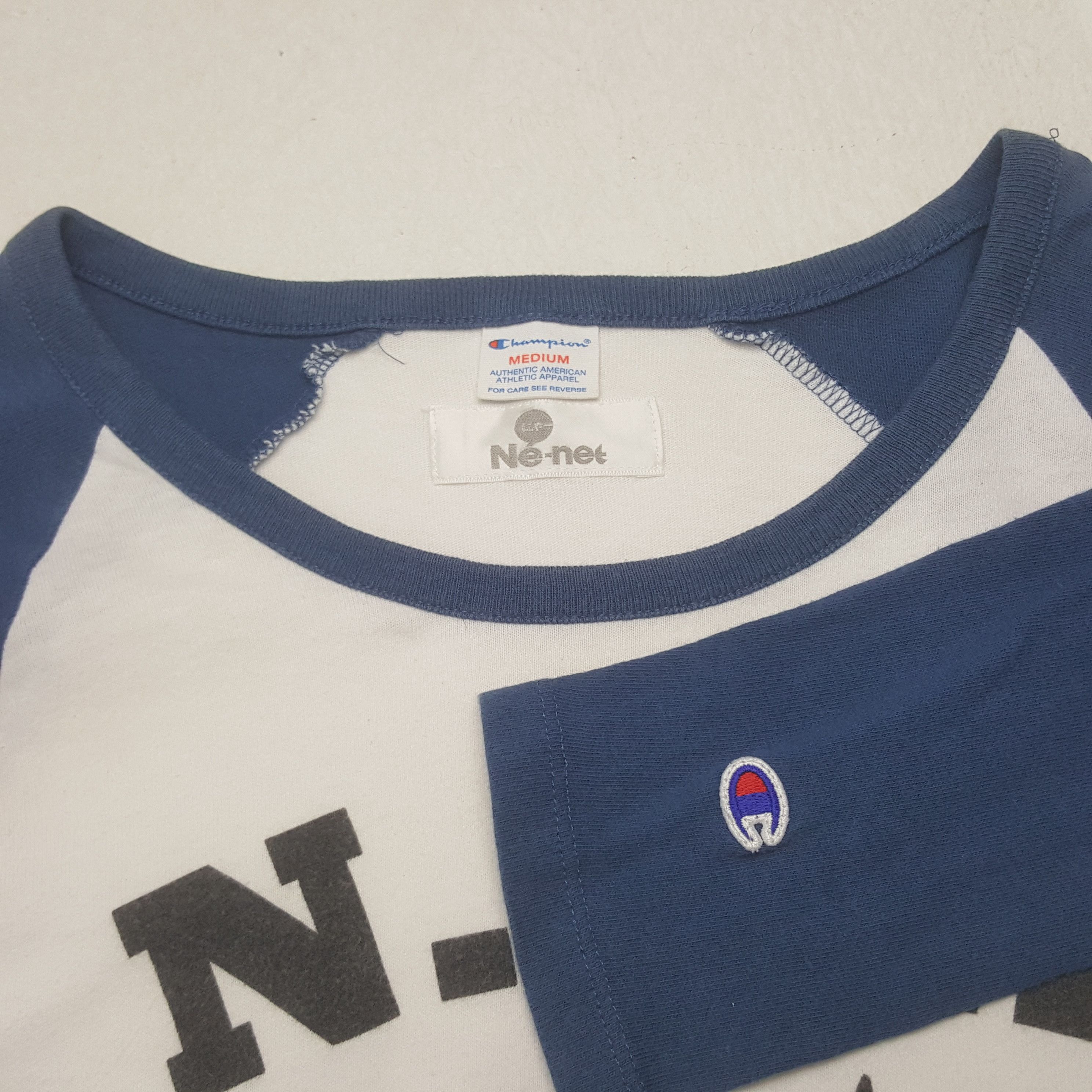 Ne-Net Vintage Champion N.Y.A 28 Ne-net Issey Miyake Tshirt C301N3 Size US S / EU 44-46 / 1 - 4 Thumbnail
