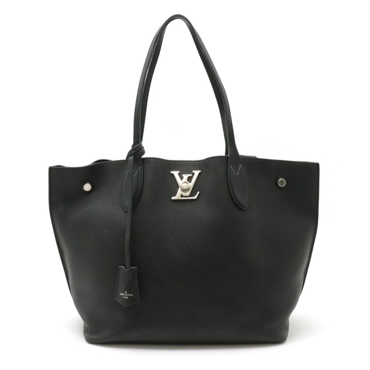 Louis Vuitton Louis Vuitton Louis Vuitton Lockme Go Leather Tote Bag M55028 Leather Tote Bag M55028 in Very Good Condition Size ONE SIZE - 1 Thumbnail