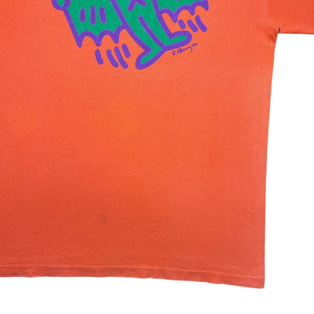 Other 1980s Keith Haring Batman Angel Devil Pop Shop Art T-Shirt Size US M / EU 48-50 / 2 - 14 Thumbnail