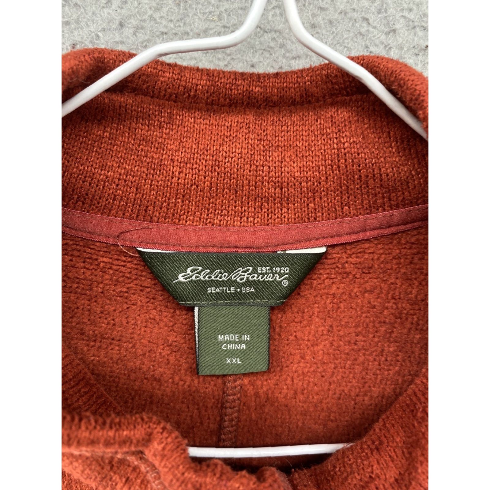 Eddie Bauer Eddie Bauer Jacket Men’s 2XL Orange 1/4 Zip Long Sleeve Size US XXL / EU 58 / 5 - 3 Thumbnail