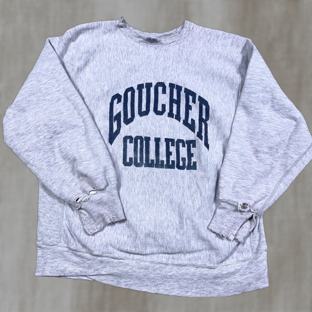 Thrasher VINTAGE MVP COR INC Sweatshirt Men Large Crewneck 80s 90s Grunge Logo Gray Cotton Fleece Long Sleeve Pullover Regular Easy Wear Mens Size US L / EU 52-54 / 3 - 1 Thumbnail