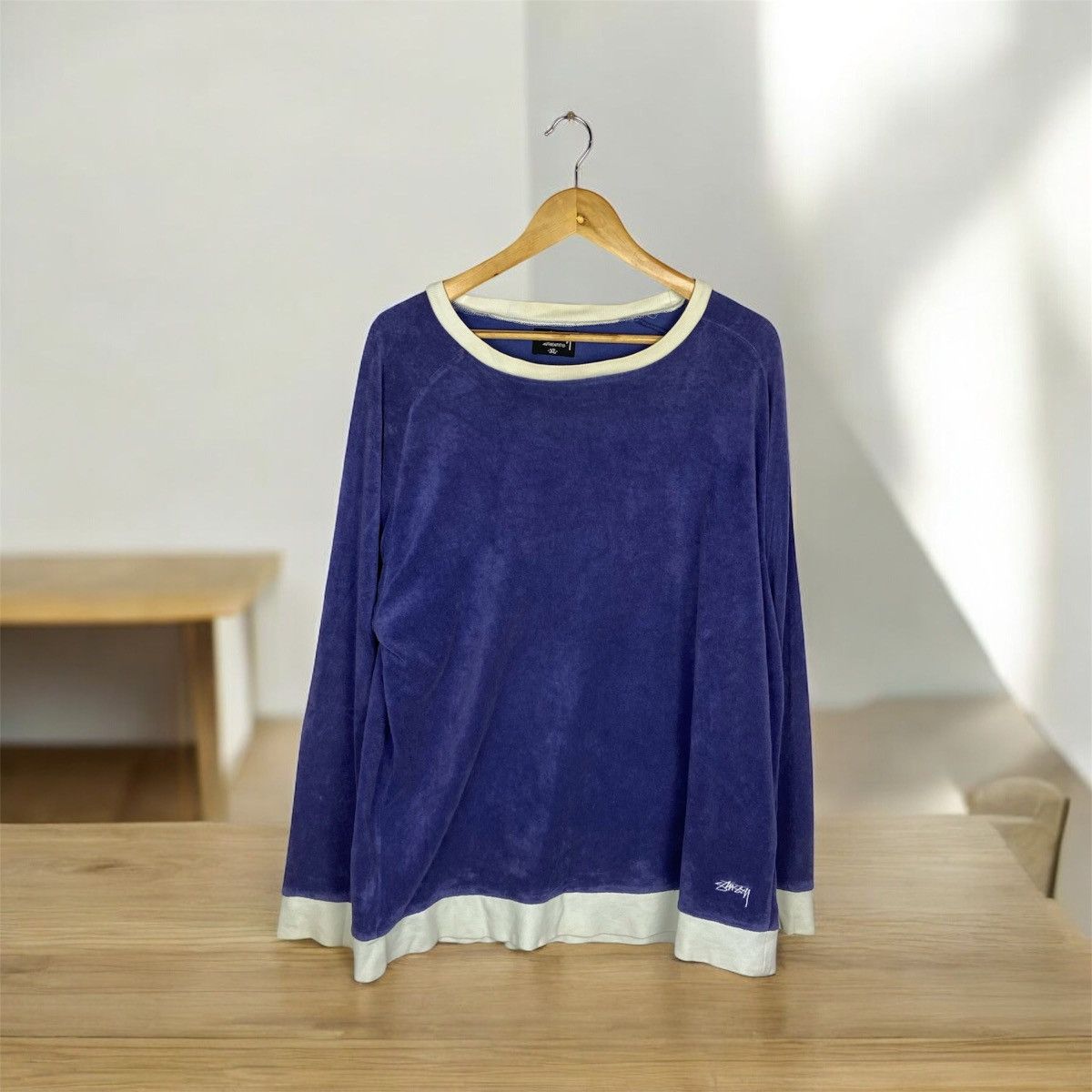 Stussy Stussy skateboard Velvet Sweatshirt Size US XL / EU 56 / 4 - 1 Thumbnail