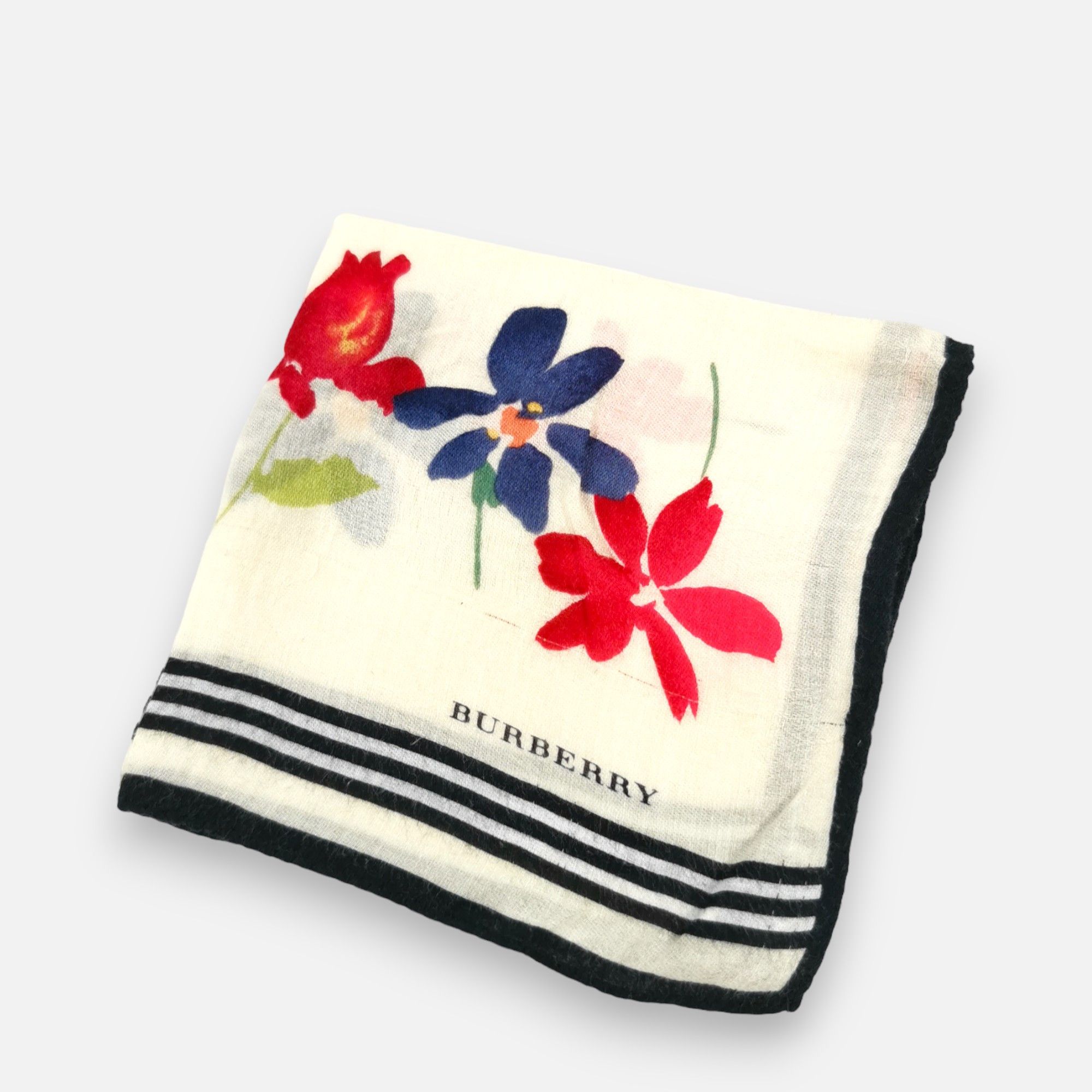 Burberry Vintage Burberry Handkerchief Pocket Square Bandana Size ONE SIZE - 2 Thumbnail