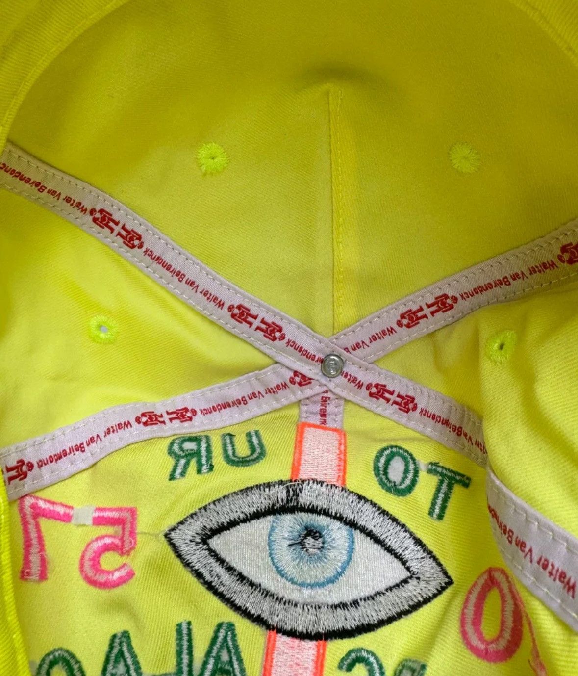 Walter Van Beirendonck Walter Van Beirendonck Big brimmed Eye Embroidered Hat Size ONE SIZE - 6 Thumbnail