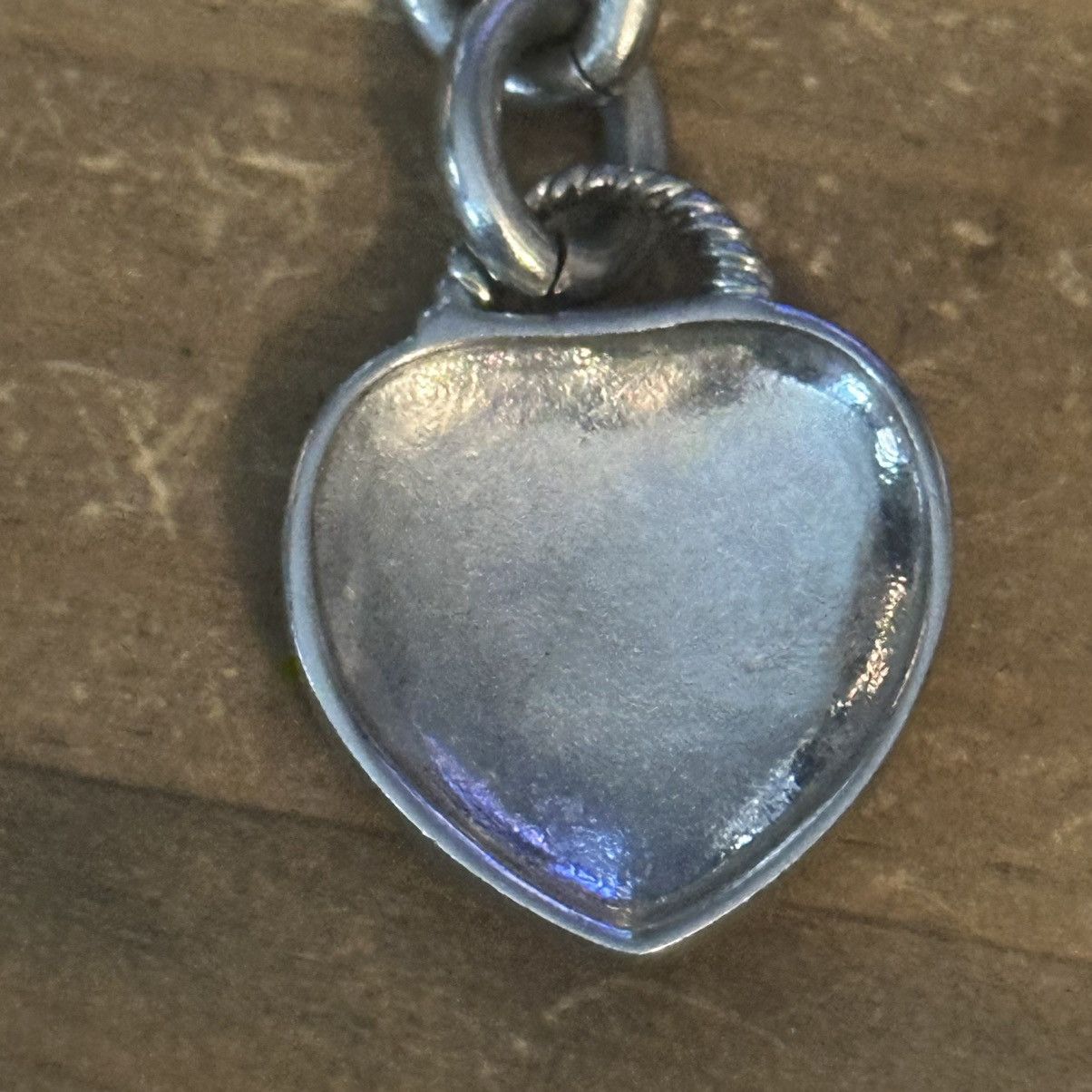 Other Chunky silver tone rhinestone heart pendant toggle necklace Size ONE SIZE - 4 Thumbnail