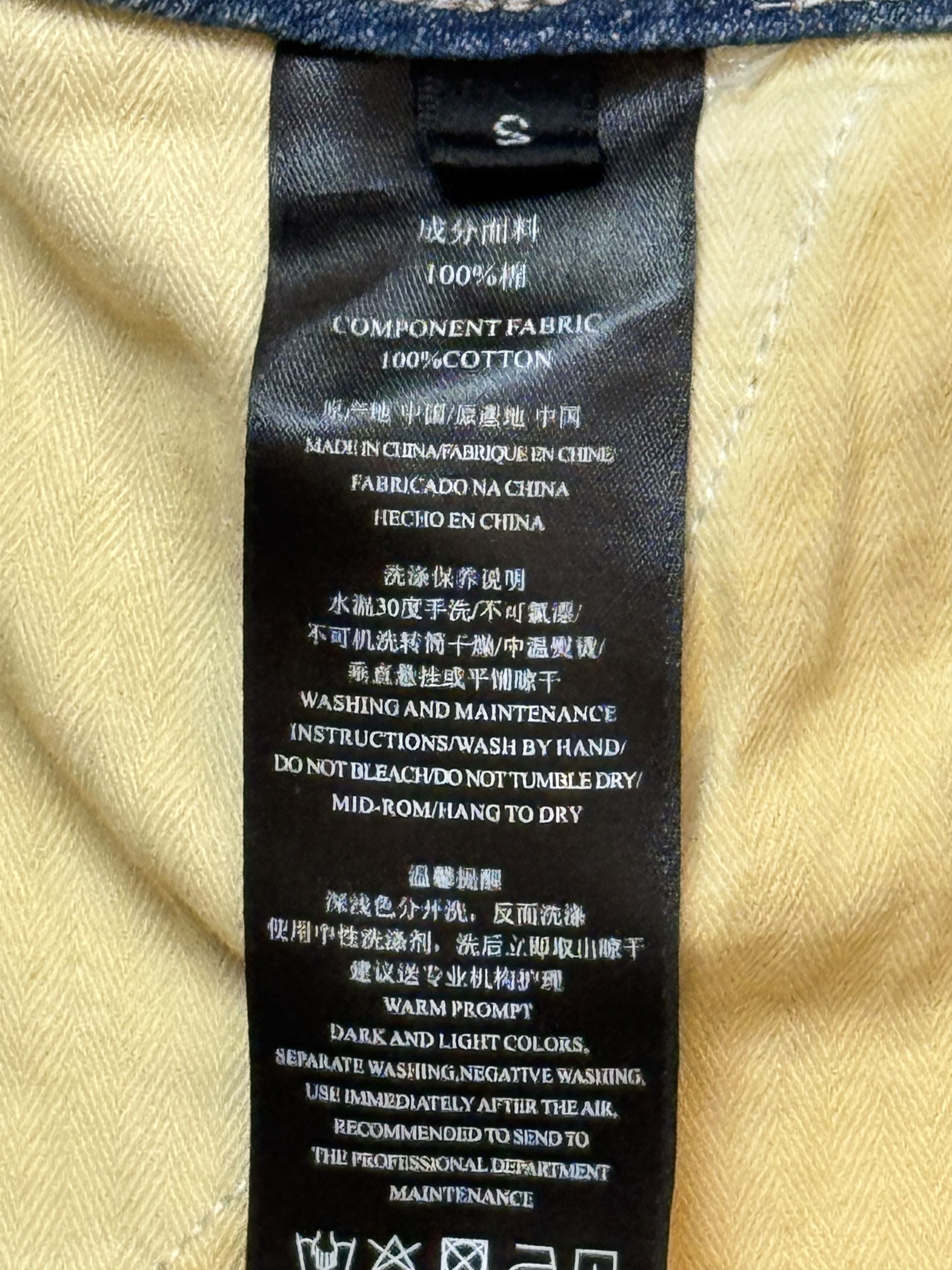 Other Personsoul Stain Embroidery Curved Jeans Size US 27 - 3 Thumbnail