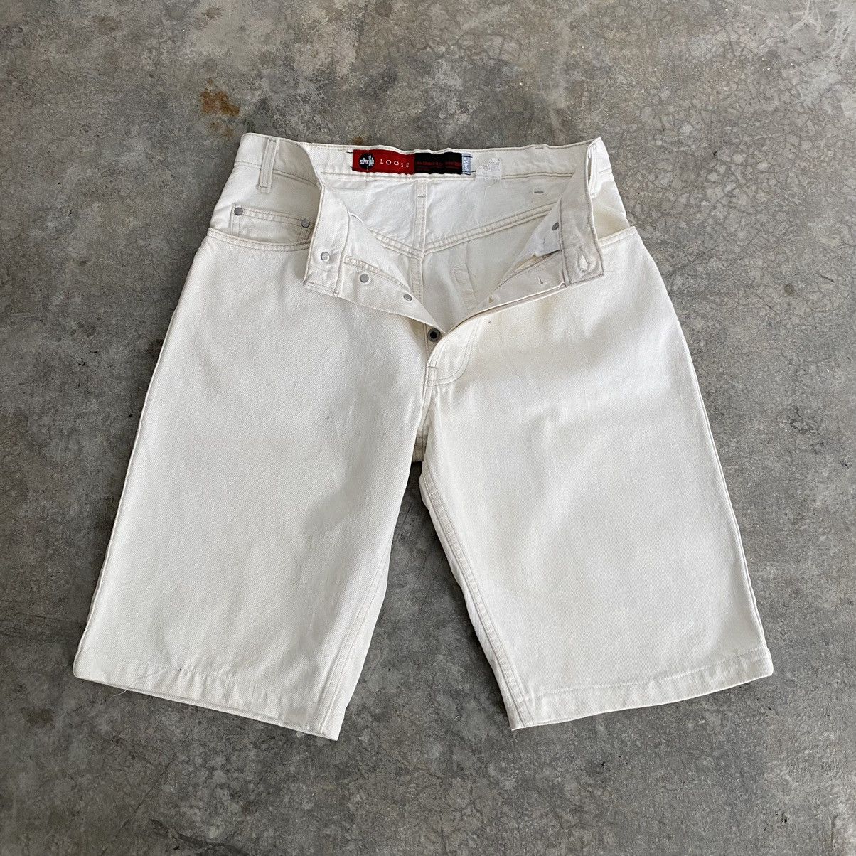 Levi's VTG 1993 Levis Silvertab Loose Baggy Denim Shorts Jorts Size US 32 / EU 48 - 19 Thumbnail