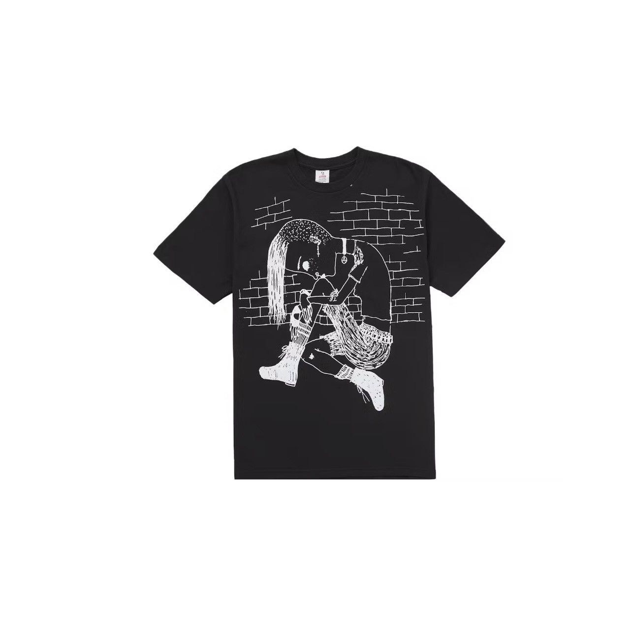 Supreme Ys By Yohji Yamamoto Thinker Tee Black Size: XL
