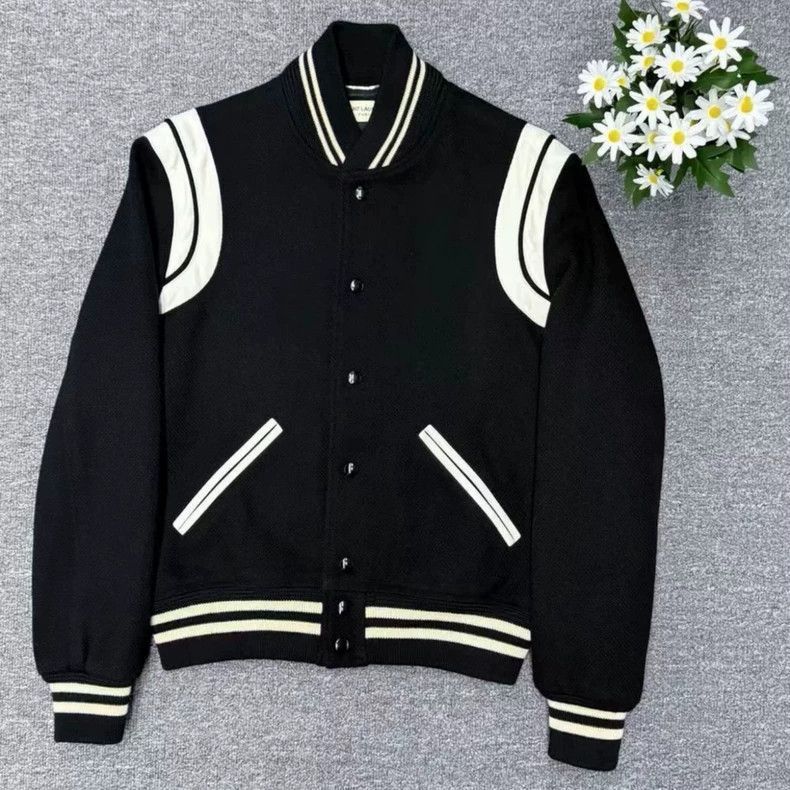 Saint Laurent Paris Saint Laurent Paris Classic baseball jacket-2506 Size US S / EU 44-46 / 1 - 1 Thumbnail