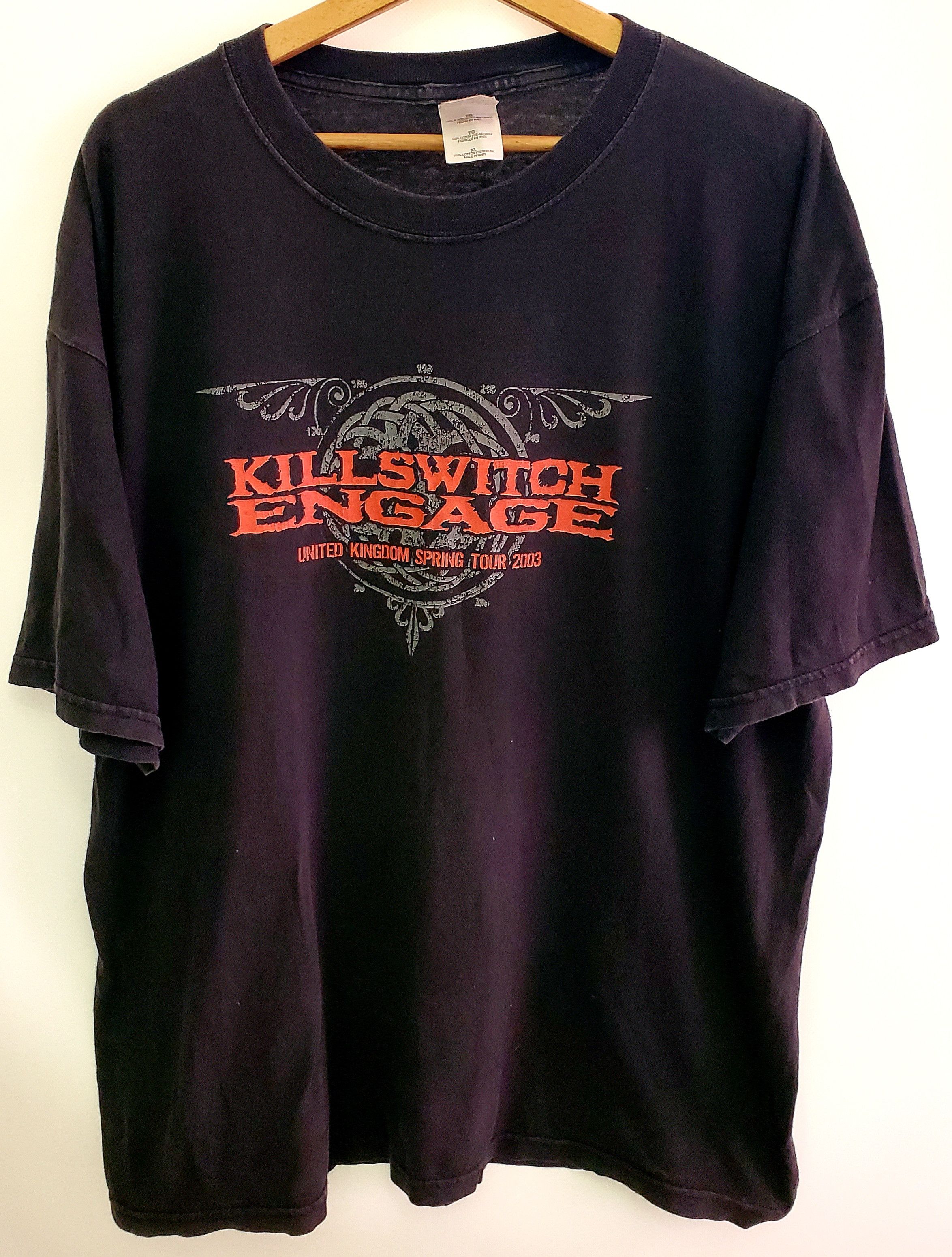 Band Tees × Vintage Crazy Vintage Y2K Grunge Killswitch Engage Metal Band shirt Size US XL / EU 56 / 4 - 1 Thumbnail