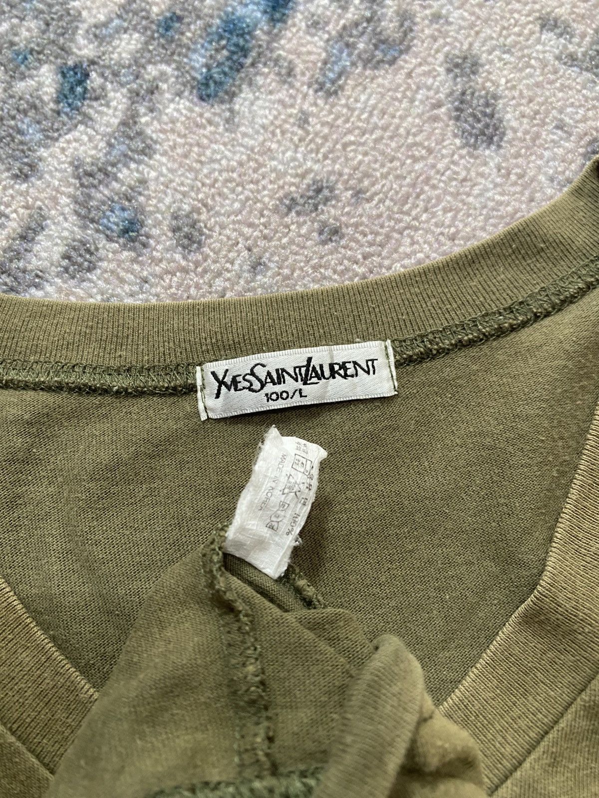 Yves Saint Laurent Sun Faded Yvesaintlaurent Tee Size US L / EU 52-54 / 3 - 5 Thumbnail