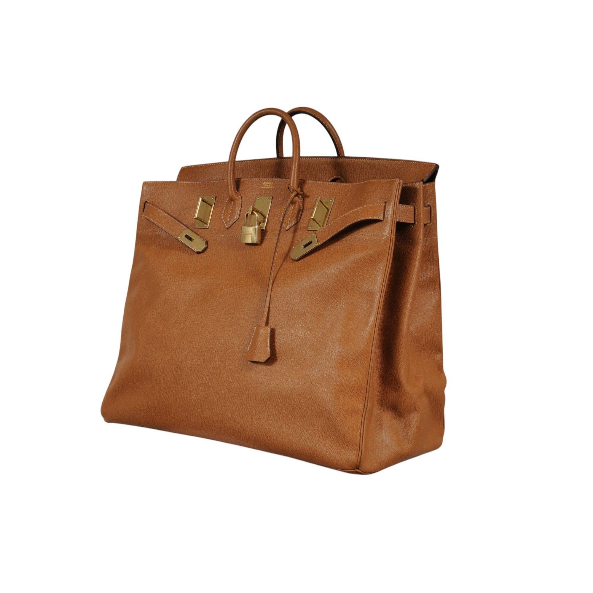 Hermes VTG 1980's Haut à Courroies Hac 55 Birkin Veau Courchevel Size ONE SIZE - 4 Thumbnail
