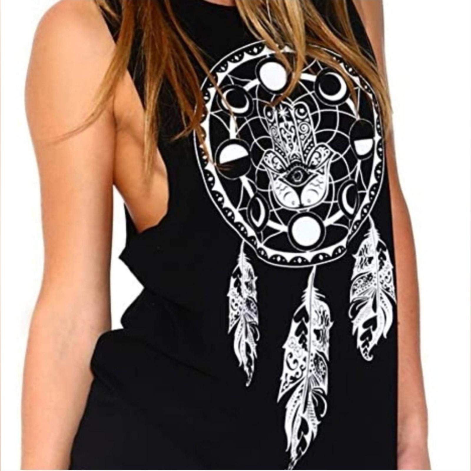 Designer iHeartRaves Dreamcatcher Graphic Tank Top - Size Small Size S / US 4 / IT 40 - 2 Thumbnail