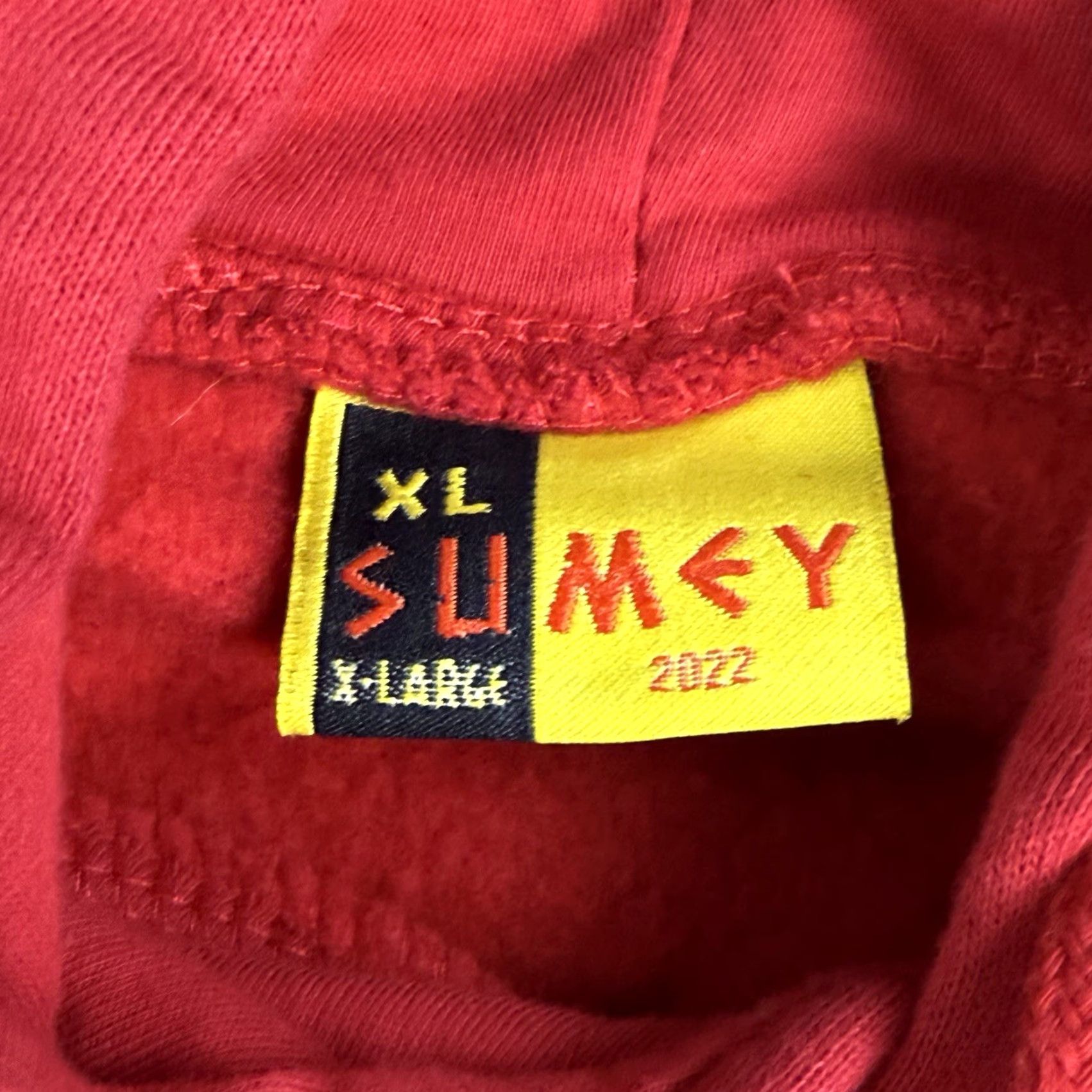 Vintage Sumey McDonald’s Red Hoodie Pullover Sweatshirt - XL Men - Hooded Graphic Print, Long Sleeve, Regular Size, Vintage? Size US XL / EU 56 / 4 - 3 Thumbnail
