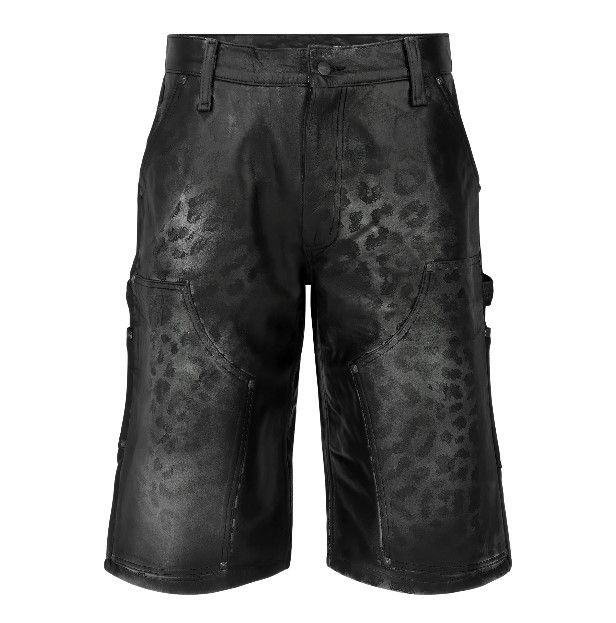 LOST INTRICACY Lost Intricacy Black Panther Leather Shorts Size US 40 / EU 56 - 1 Preview