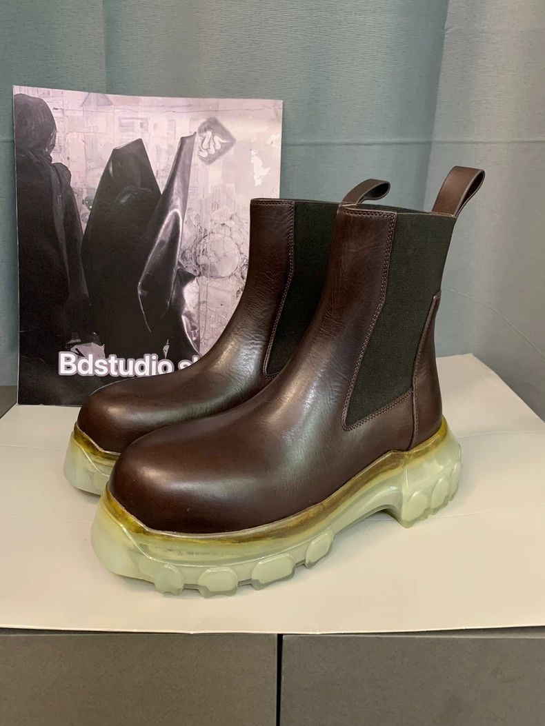 Rick Owens Rick Owens Black leather boots Size US 8.5 / IT 38.5 - 4 Thumbnail