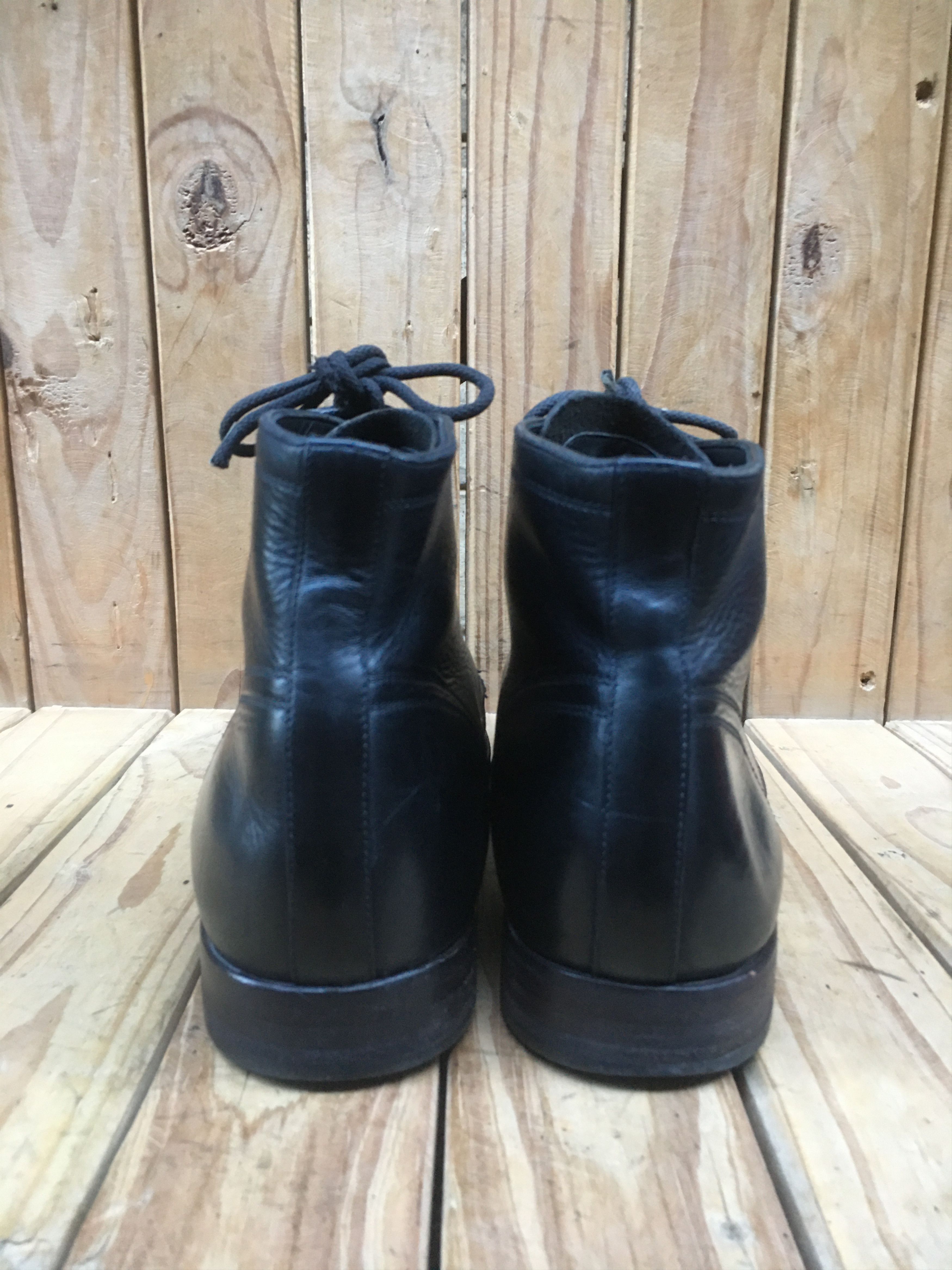 Dolce & Gabbana Dolce & Gabbana black leather boots Size US 12 / EU 45 - 7 Thumbnail