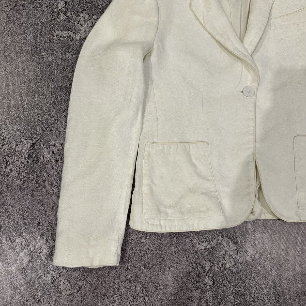 Versace Gianni Versace Women’s White Linen Blazer Size 42 Size M / US 6-8 / IT 42-44 - 11 Thumbnail