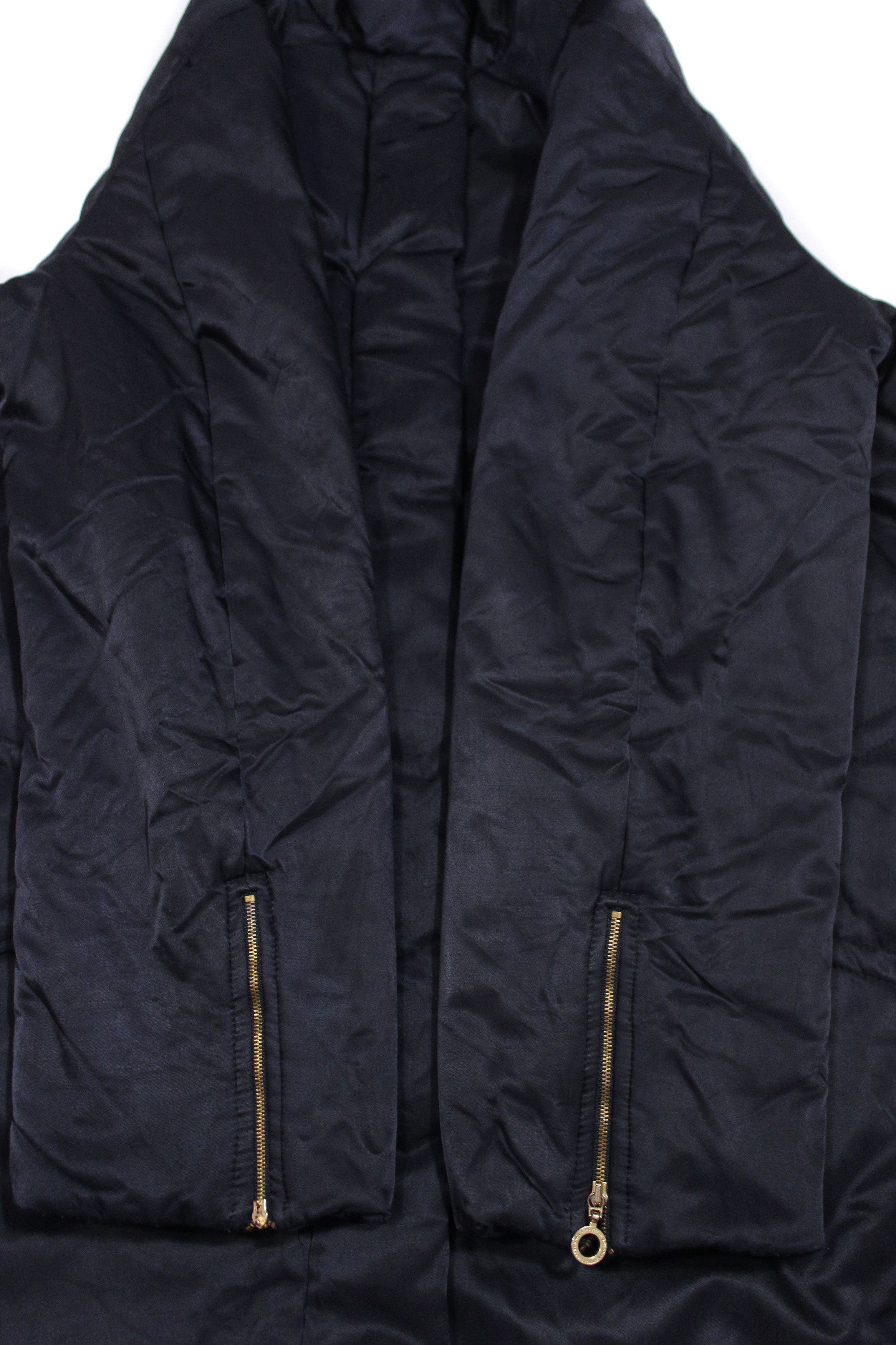 Versace 90S Nylon Long Soft Jacket Vintage Size L / US 10 / IT 46 - 7 Thumbnail