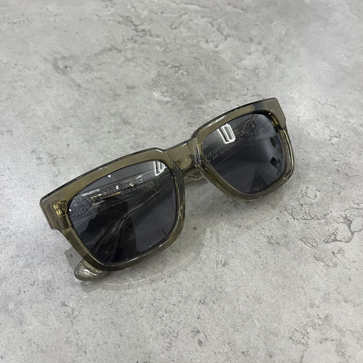 Chrome Hearts Chrome Hearts BOX-OFFICER Olive Green Sunglasses Size ONE SIZE - 3 Thumbnail