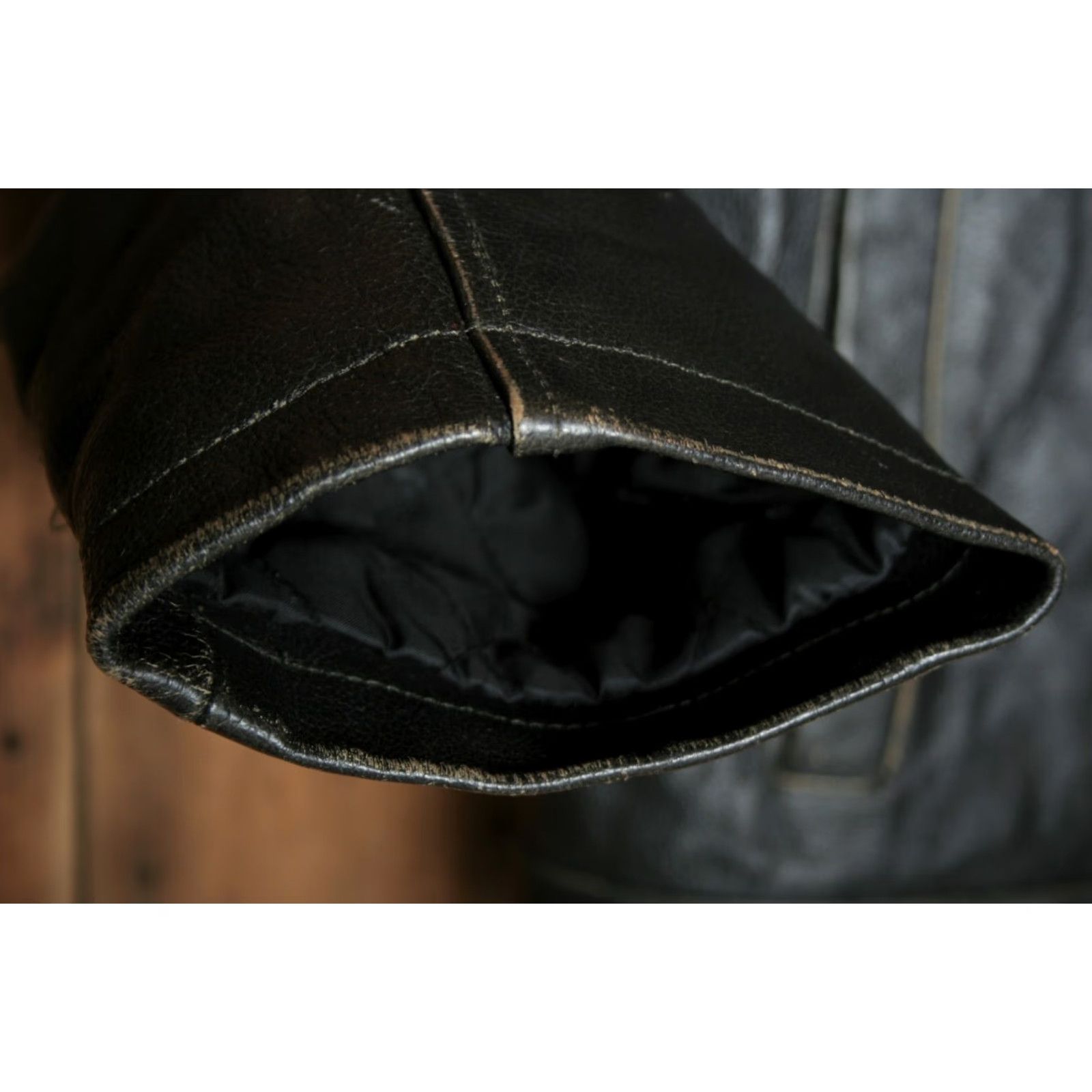 Vintage Decoded Brown Leather Fleece Lined Motorcycle Jacket Men's XL Size Brown Leather Jacket Mens XL Decoded Motorcycle Jacket Size US XL / EU 56 / 4 - 7 Thumbnail