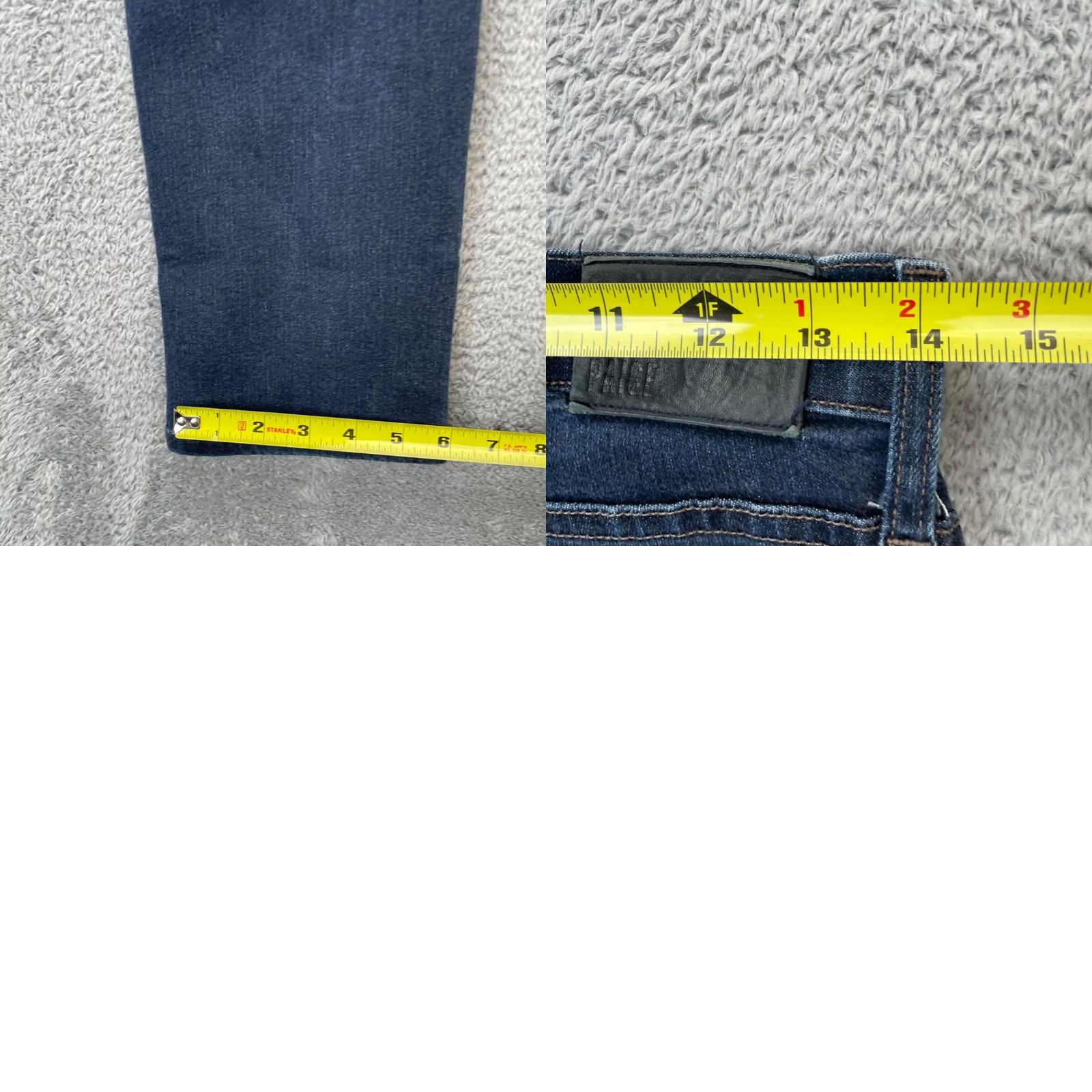 Paige Paige Jeans Womens 28 Blue Federal Slim Fit Straight Leg Denim Stretch Cotton Jeans Slim Straight 5-Pocket Size 28" / US 6 / IT 42 - 8 Thumbnail