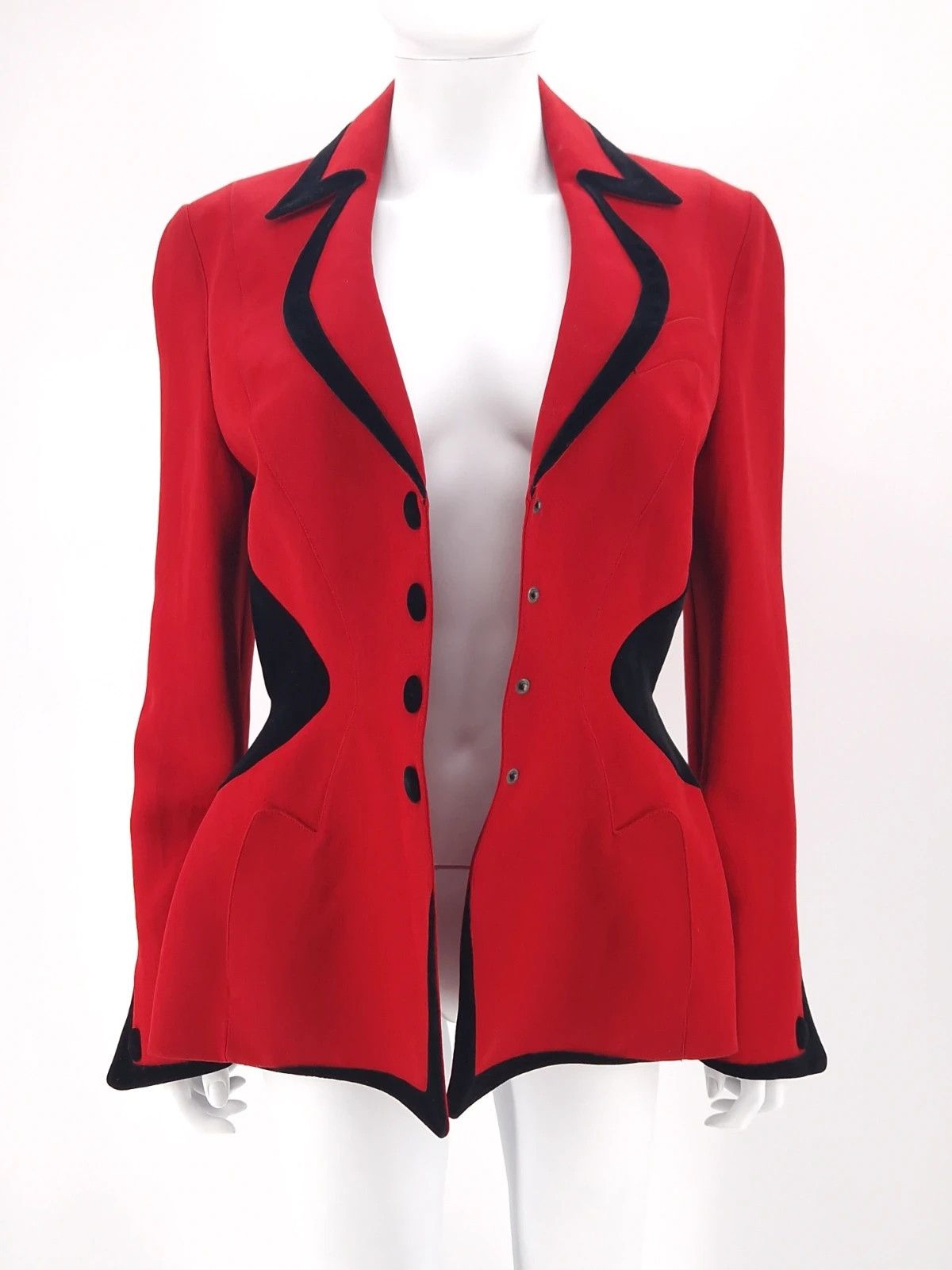 Thierry Mugler Archival Thierry Mugler Hourglass Jacket Art Deco Size L / US 10 / IT 46 - 9 Thumbnail