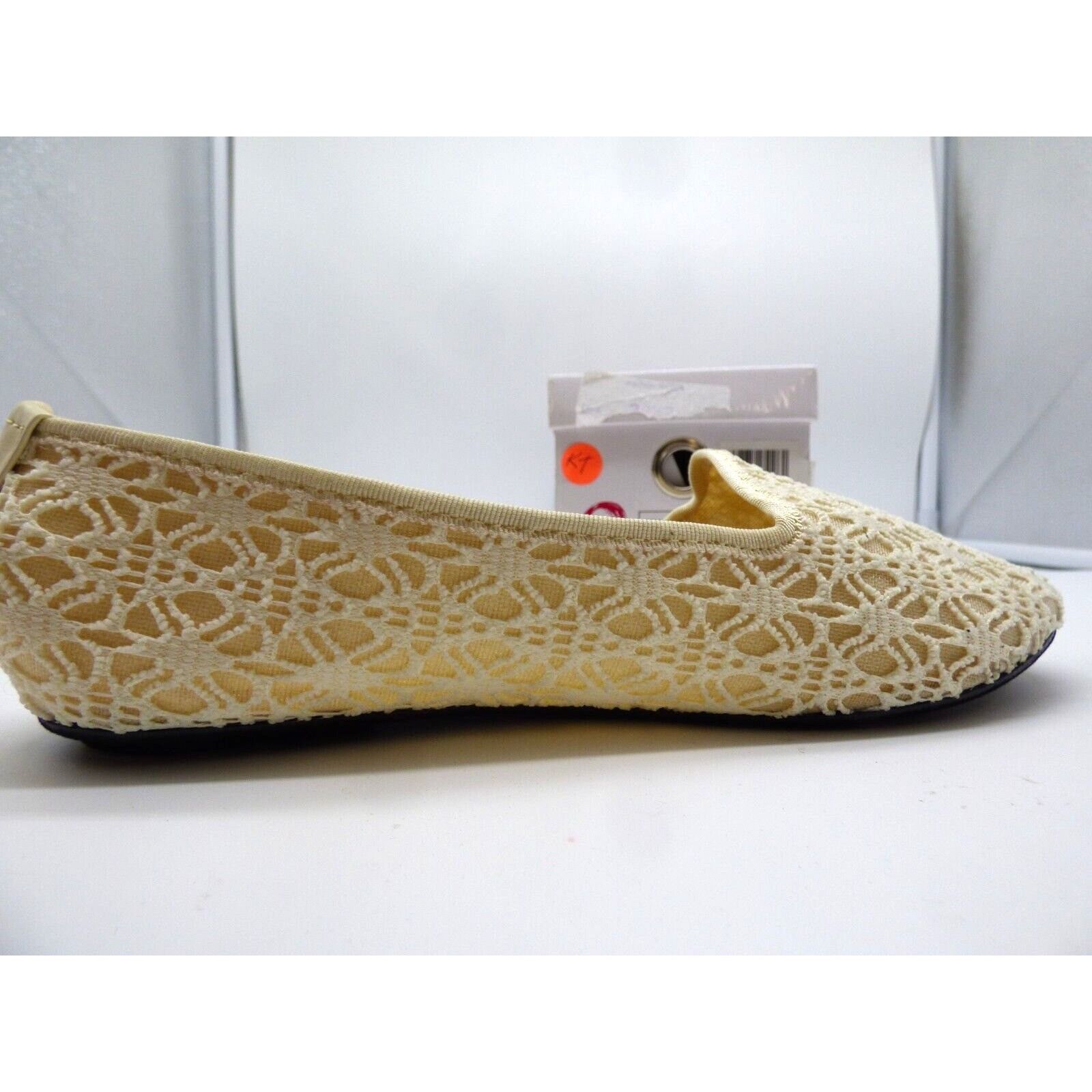 Other Red Circle Women’s Jillian Fabric Flats, Beige/Cream, Size 5 Size US 5.5 / IT 35.5 - 10 Thumbnail