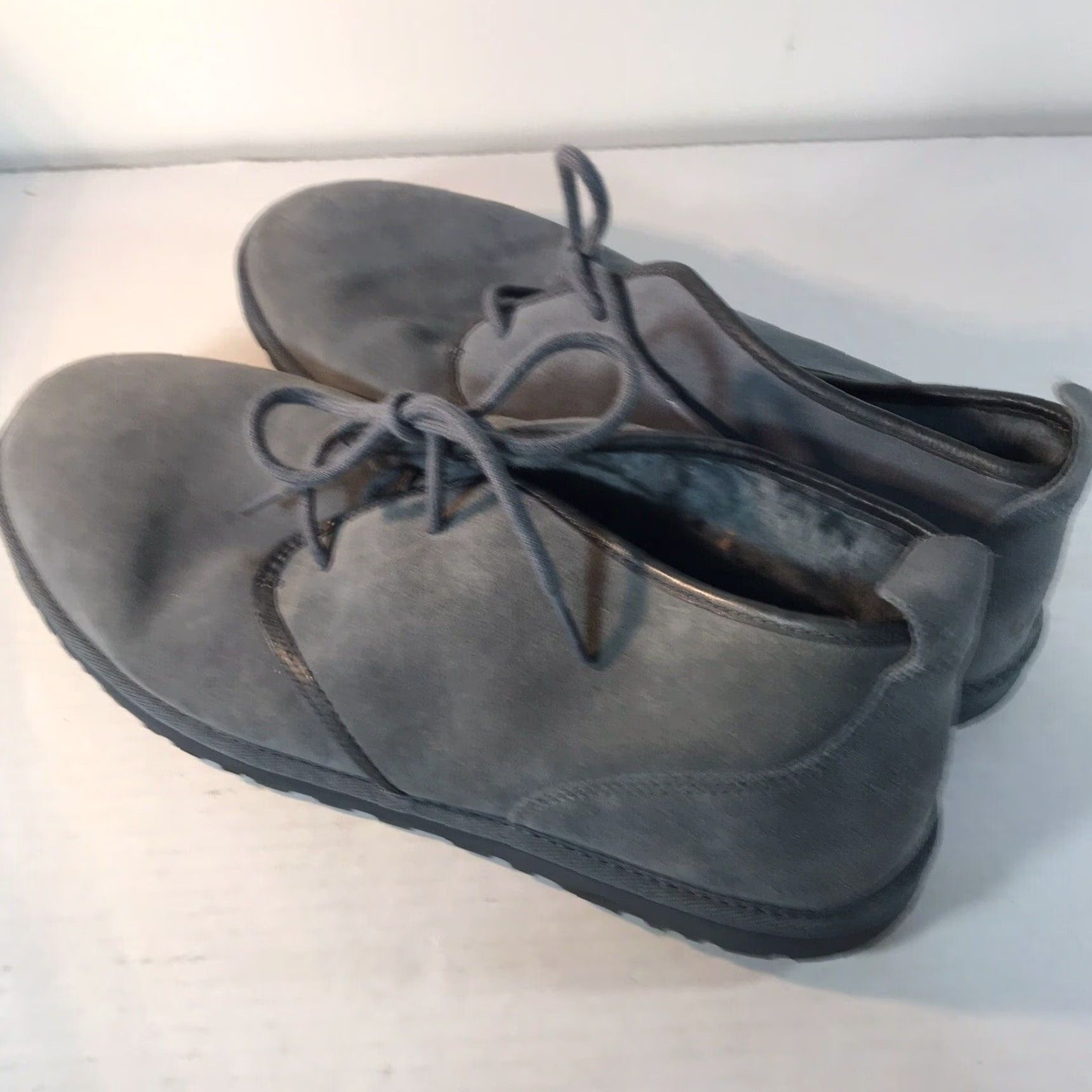 Ugg VINTAGE Ugg Men's Loafer Shoes Casual Dress Slip-On Leather Outsole Fall Winter Size 14 Blue Size US 14 / EU 47 - 2 Thumbnail