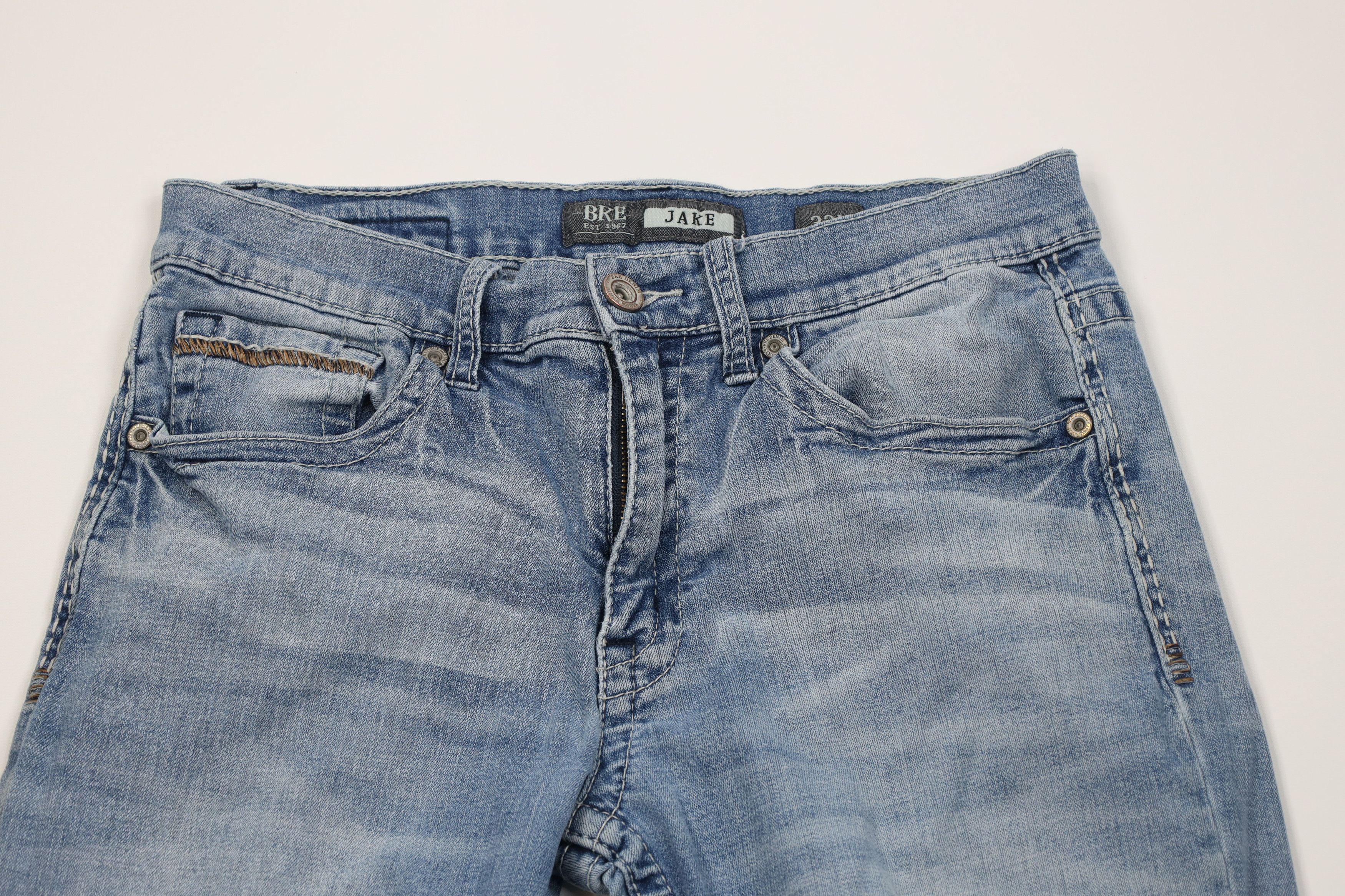 Vintage Buckle BKE Thick Stitch Jake Bootleg Denim Jeans Stretch Size US 32 / EU 48 - 2 Thumbnail
