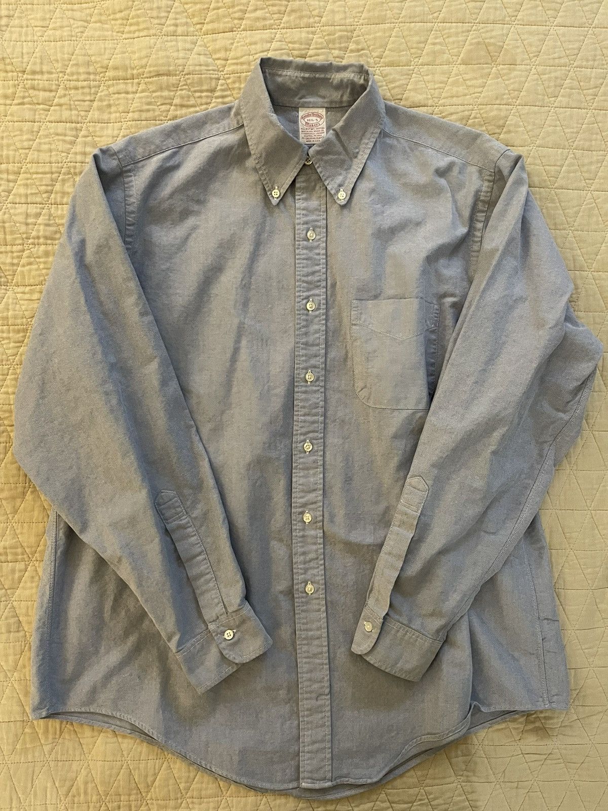 Brooks Brothers × Vintage OG Button Down Oxford Sport Shirt Size US L / EU 52-54 / 3 - 2 Thumbnail