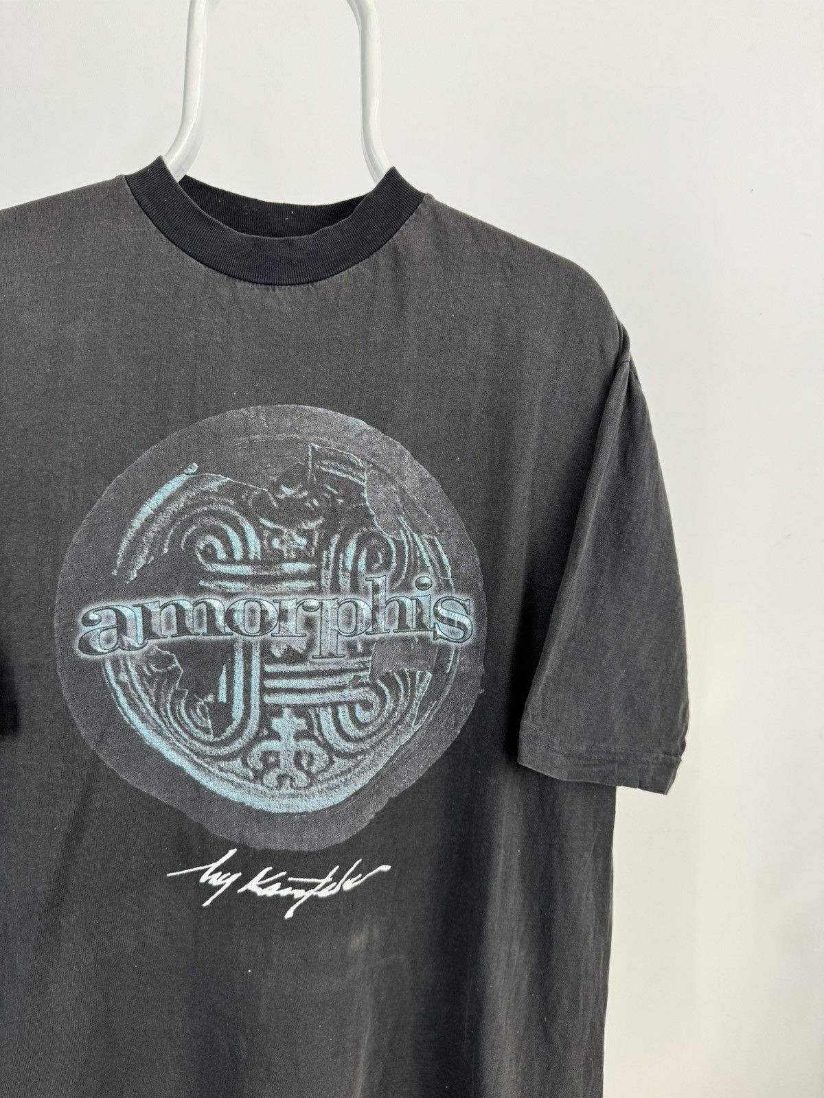 Band Tees Vintage Rare Amorphis My Kantele Big Logo Band Tee Size US L / EU 52-54 / 3 - 3 Thumbnail