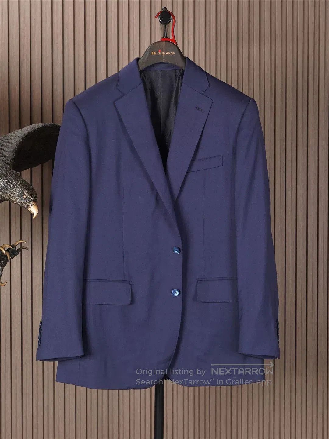Stefano Ricci Stefano Ricci Blue Wool Blazer. Size US L / EU 52-54 / 3 - 1 Thumbnail