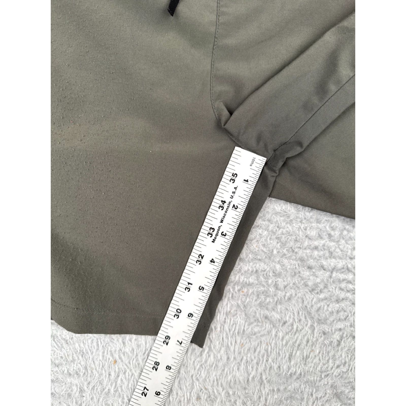 Vintage REI Womens Cargo Shorts Adult Large Gray White Lined Pockets 36x7 Nylon Polyester Pocket Zipper 36 Inseam Regular Size 36" / US 14 / IT 50 - 7 Thumbnail