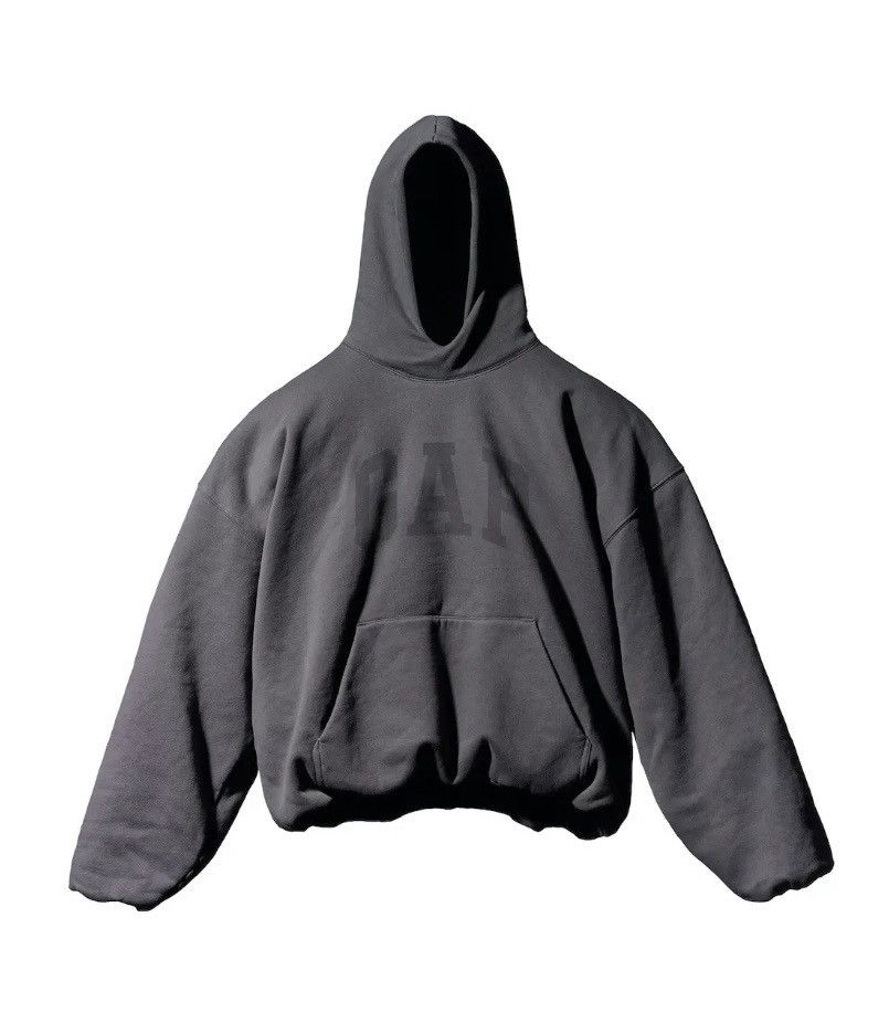 image of Yeezy Gap Engineered By Balenciaga Dove Hoodie in Black, Men's (Size XL)