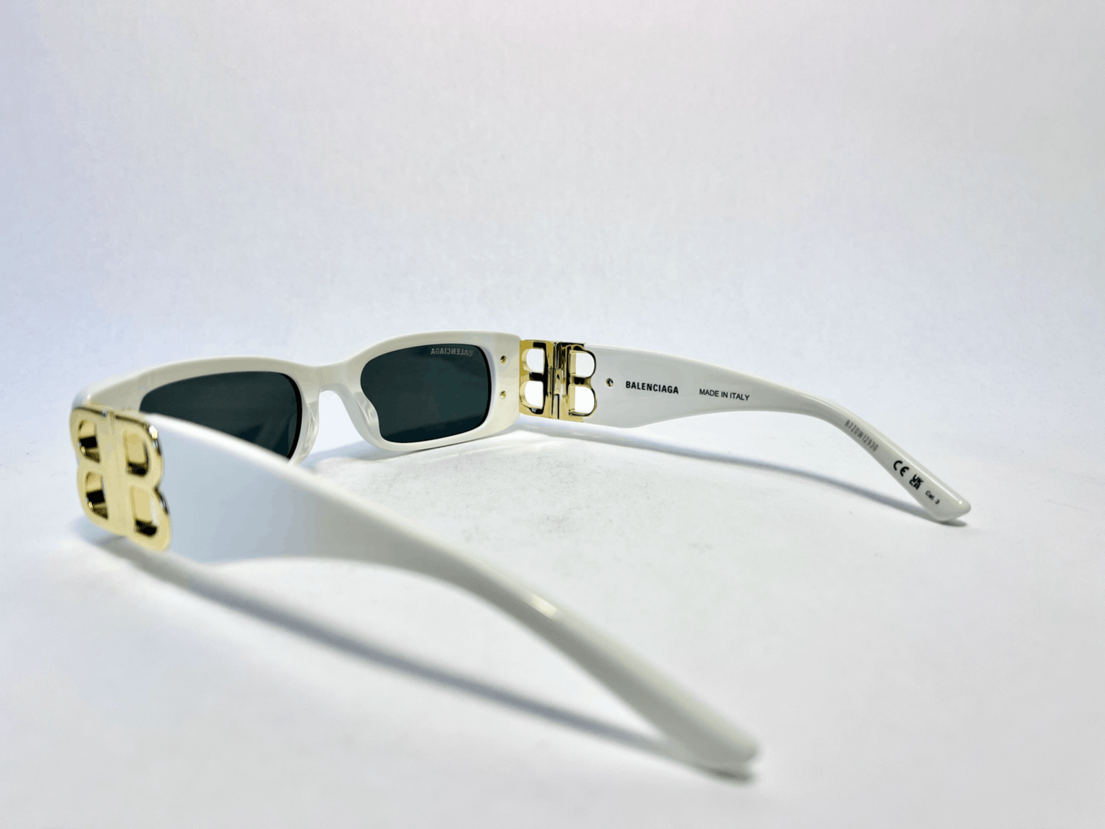 BALENCIAGA DYNASTY 0096 White Gold 008 Fashion BB BB0096