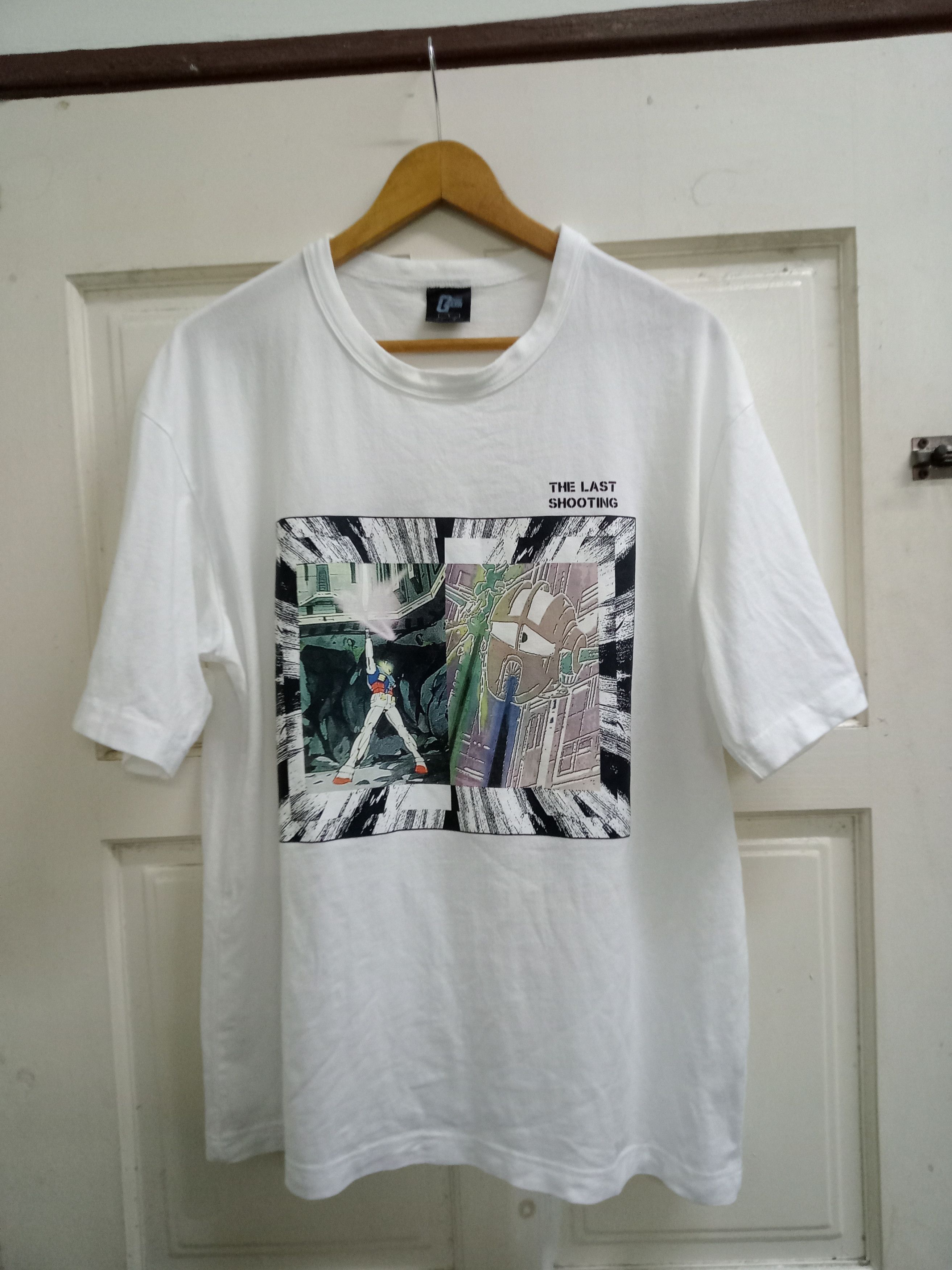 image of Anima x Gu T-Shirt in White, Men's (Size Large)
