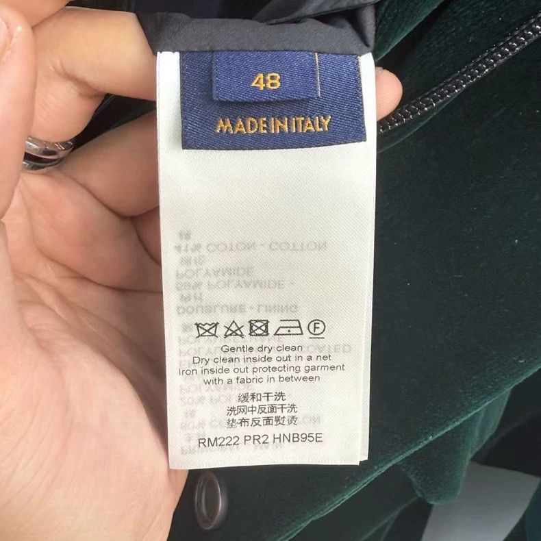 Louis Vuitton louis vuitton Fw22 monogrammed Logo suede color-block jack Size US M / EU 48-50 / 2 - 6 Thumbnail