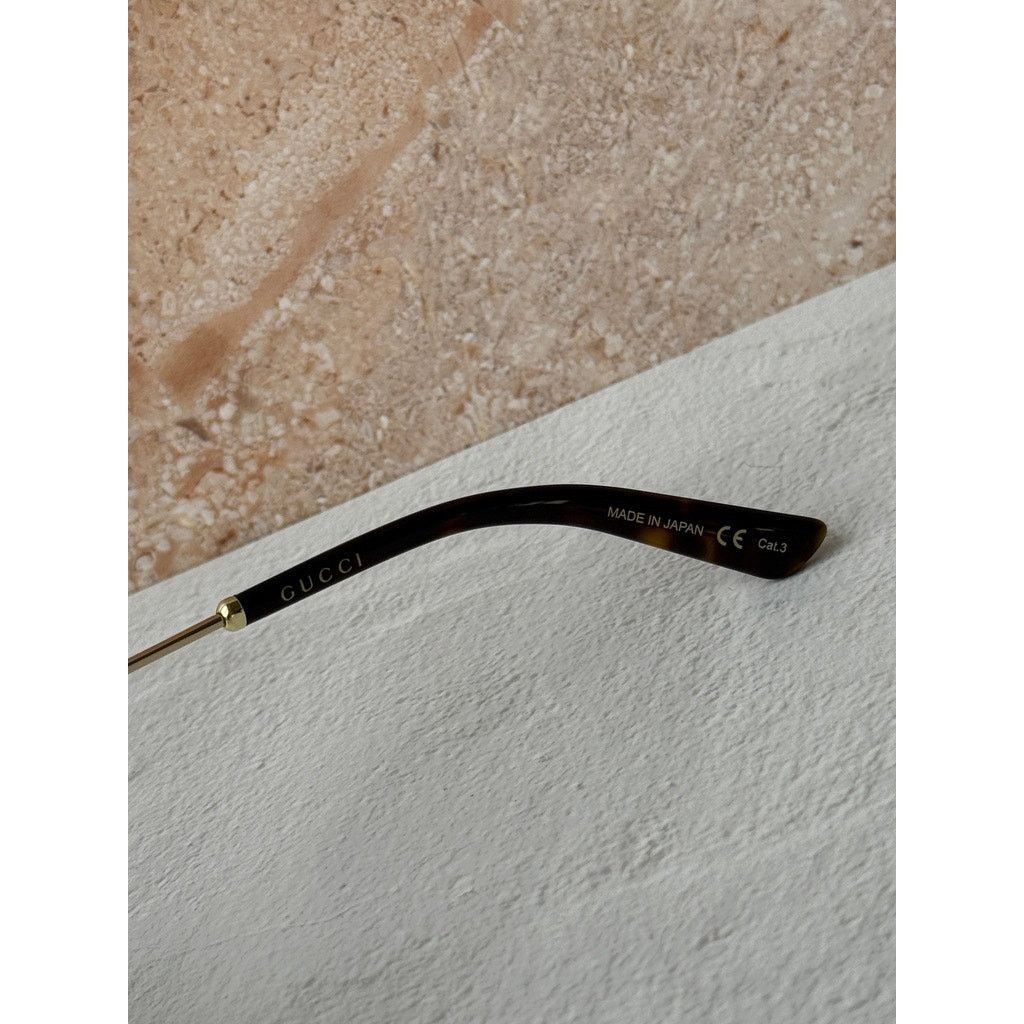 Gucci NEW Gucci GG0287S Black Clubmaster Unisex Sunglasses $625 Size ONE SIZE - 8 Thumbnail