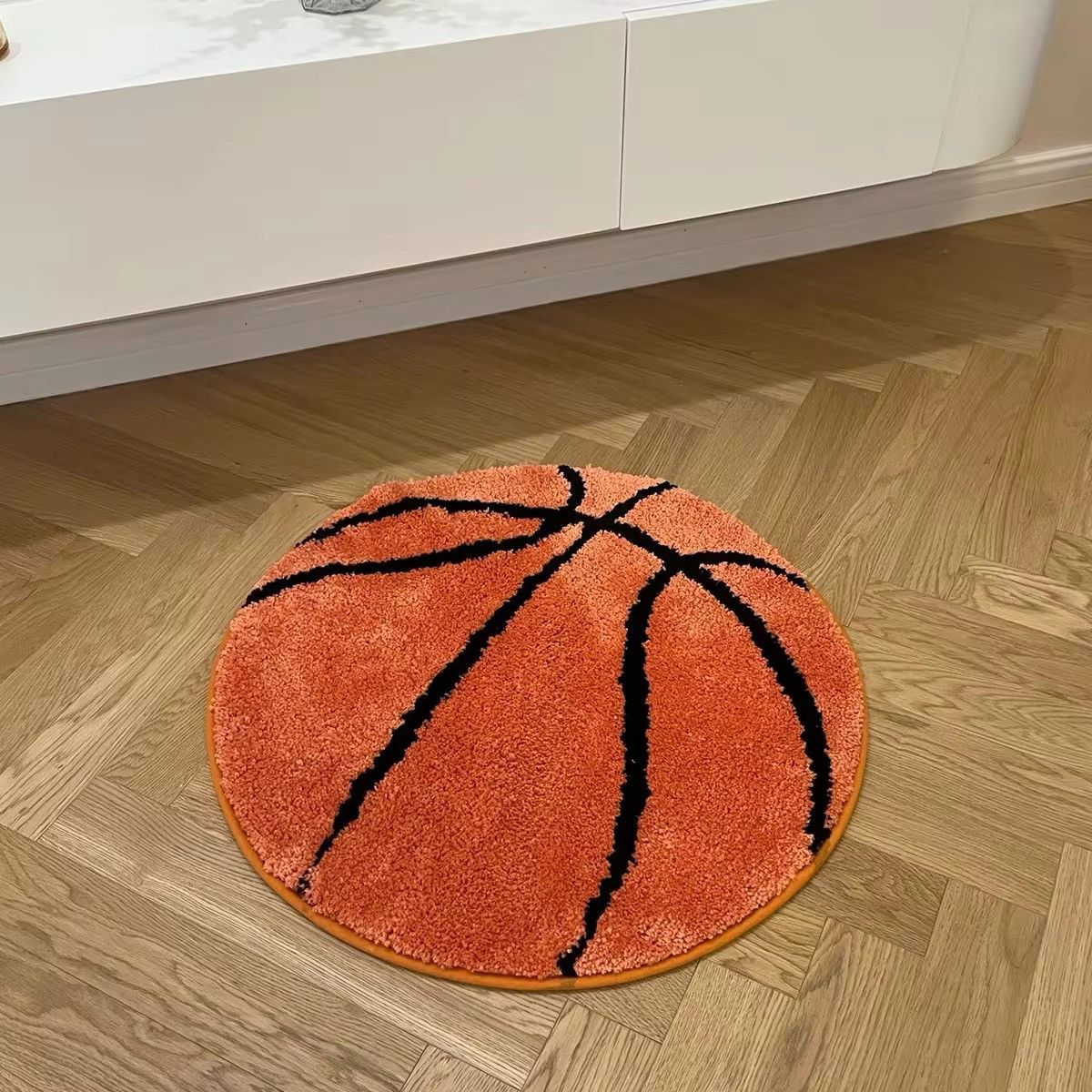 Handmade Design Basketball Tufted Rug Carpet Doormat Size ONE SIZE - 1 Thumbnail