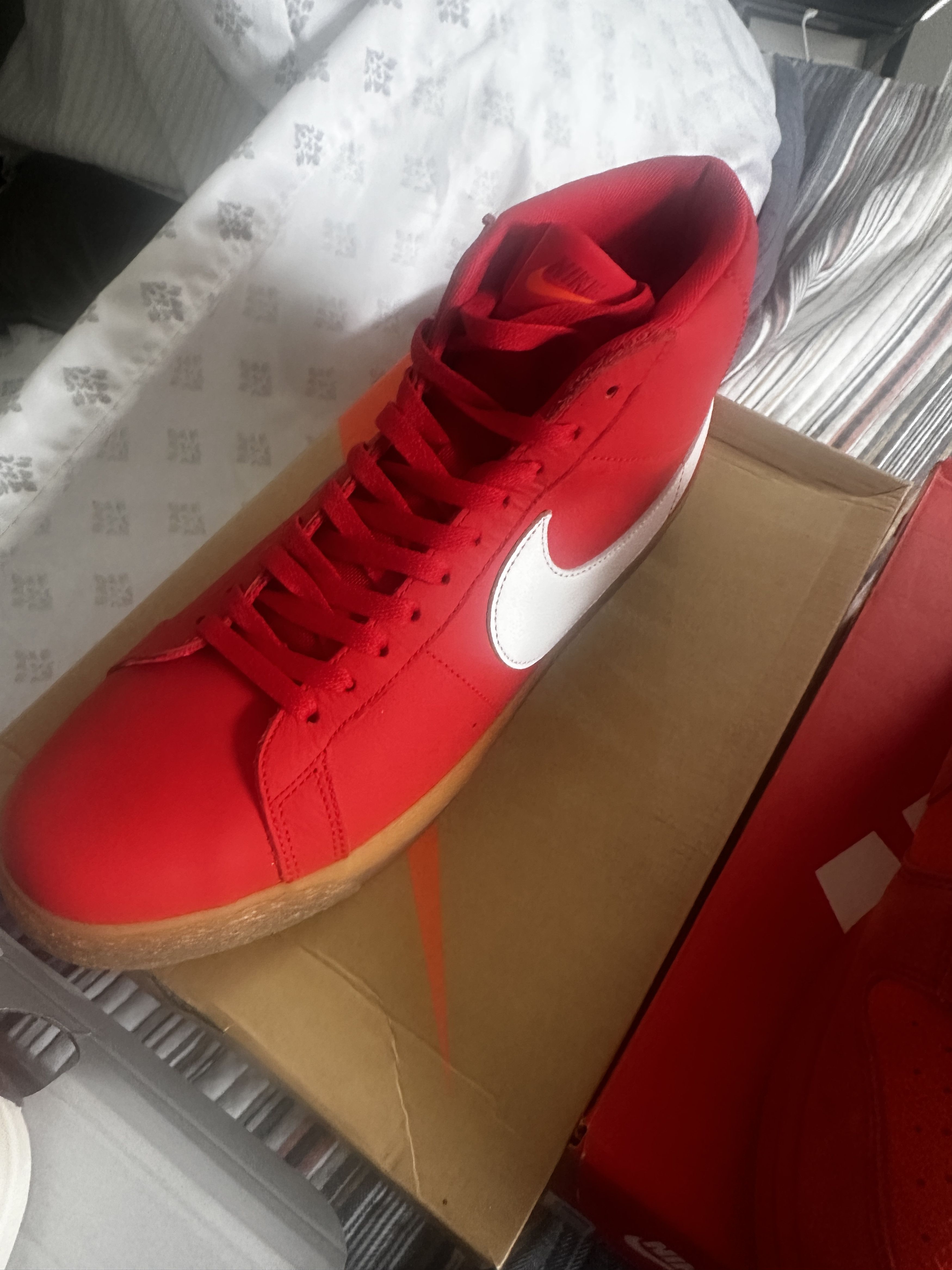 Nike Nike SB Zoom Blazer Mid - Orange Label Size US 13 / EU 46 - 2 Thumbnail