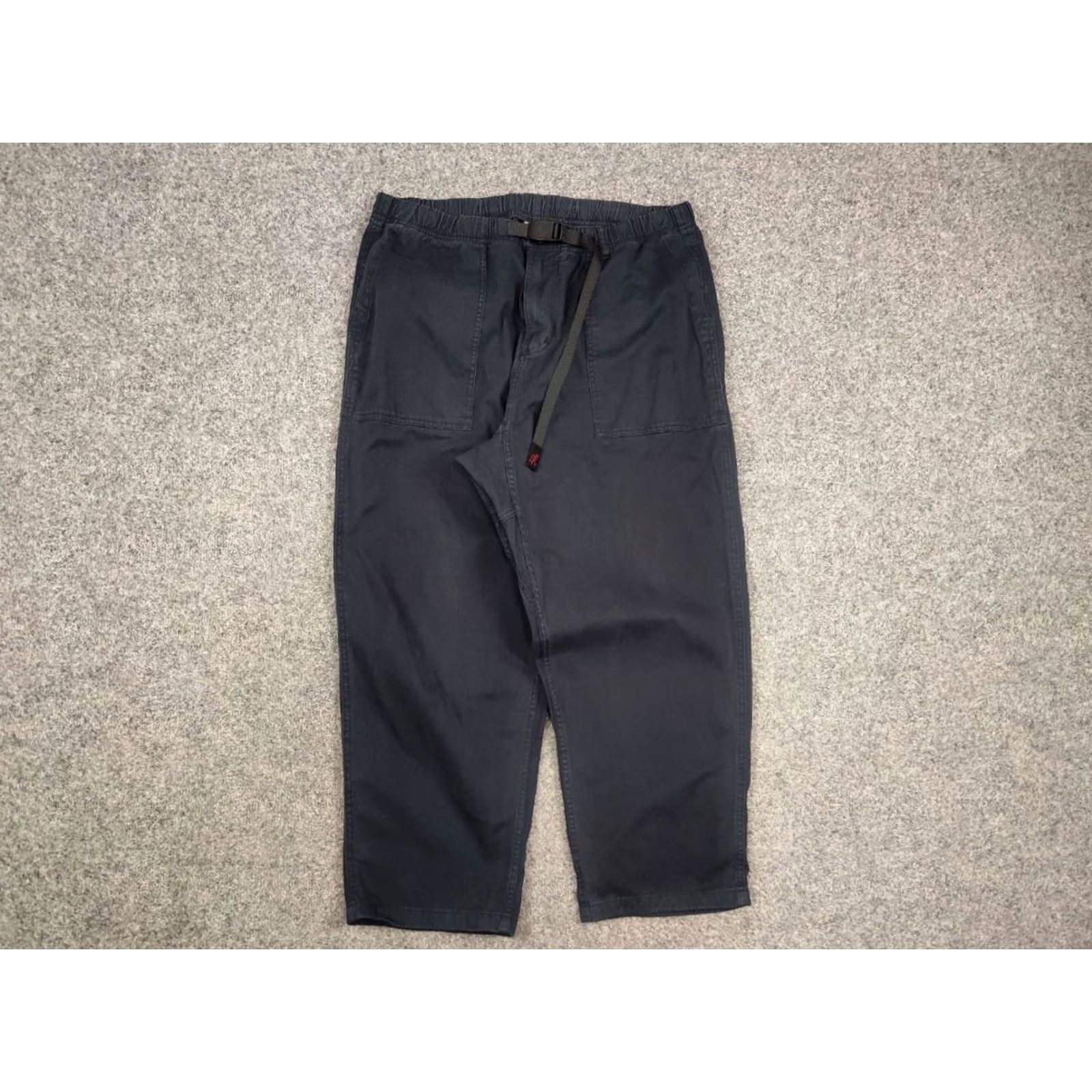 Gramicci Gramicci Japanese Design Dark Blue Canvas Cropped Pants Size US 36 / EU 52 - 6 Thumbnail