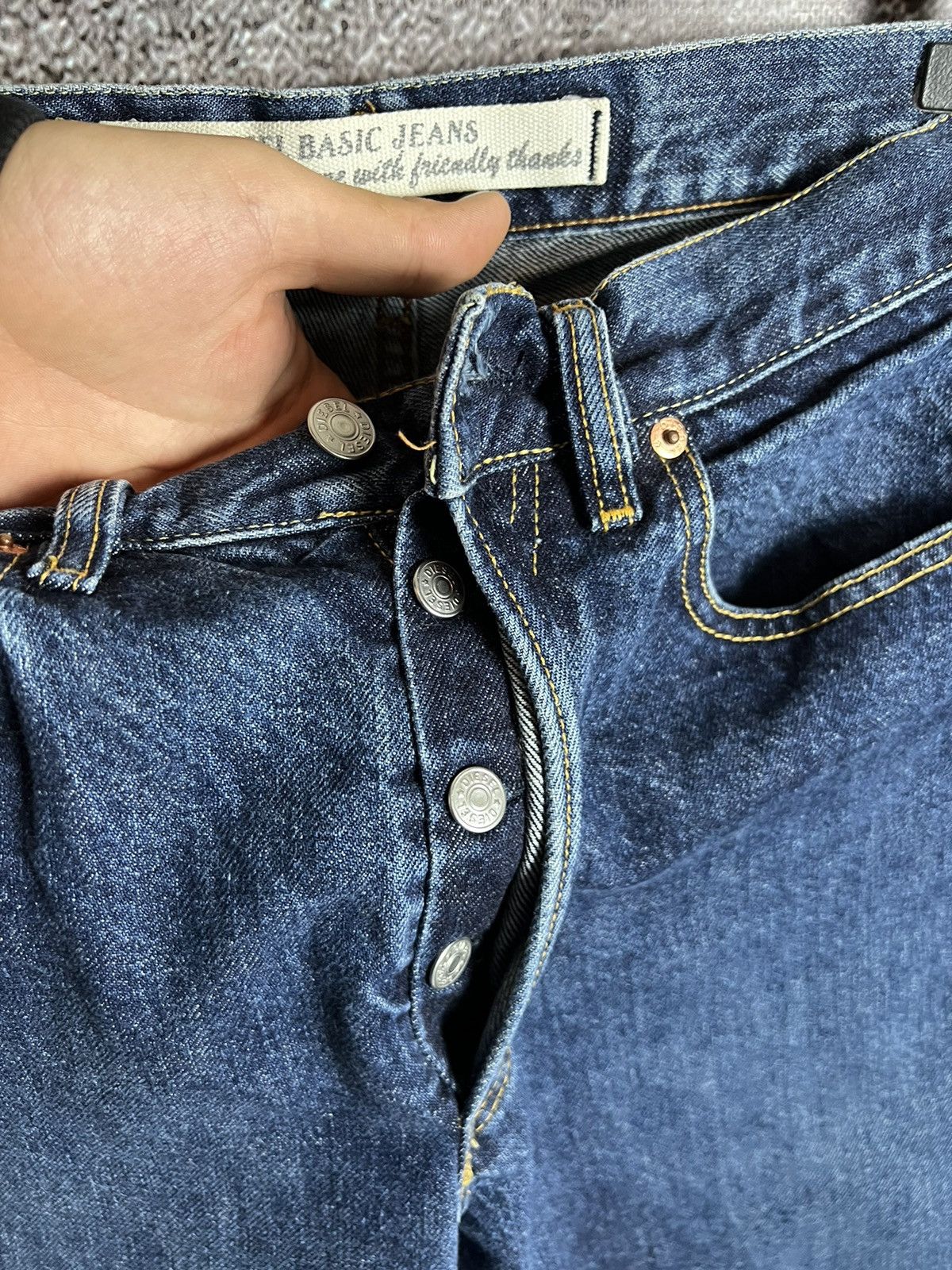 Diesel Diesel RR-55 regular fit classic denim navy fellow Italy 32 Size US 32 / EU 48 - 11 Thumbnail