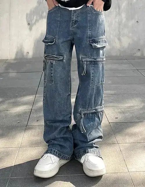 Jean Cargo Jeans Men Size US 30 / EU 46 - 4 Thumbnail