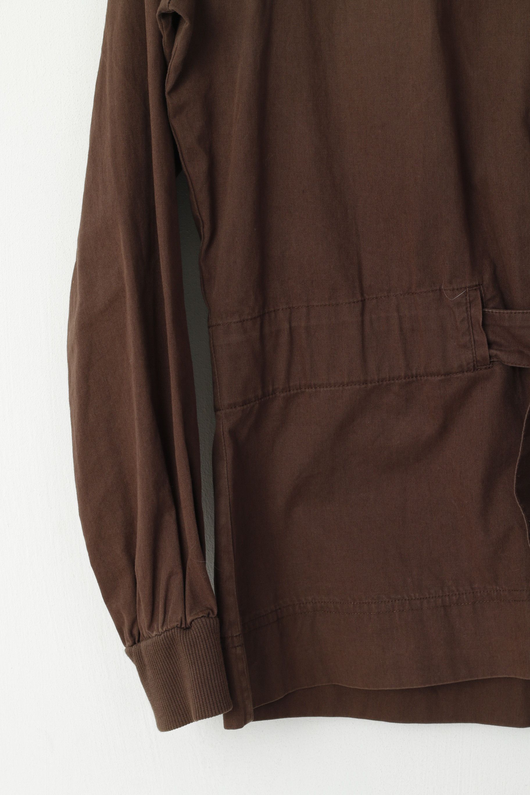 Reebok Reebok Classic Women 16 XL Jacket Brown Cotton 5687 Size XL / US 12-14 / IT 48-50 - 6 Thumbnail