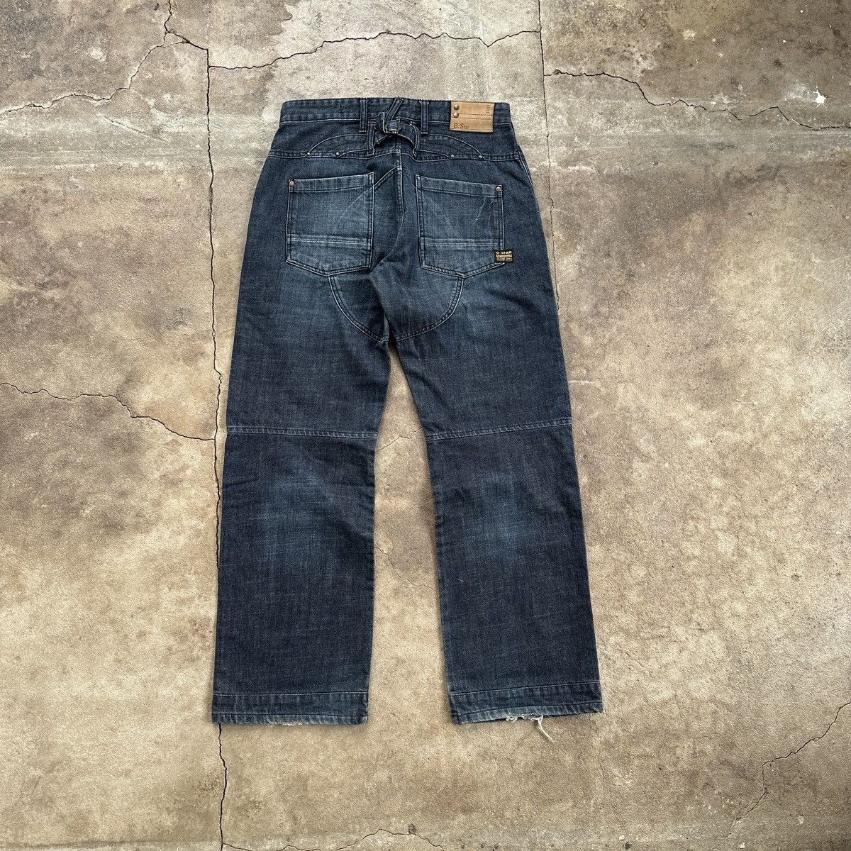 G-Star × Vintage Vintage G-Star Raw Dart RT Cargo Baggy Fit Knee Denim Size US 34 / EU 50 - 2 Thumbnail