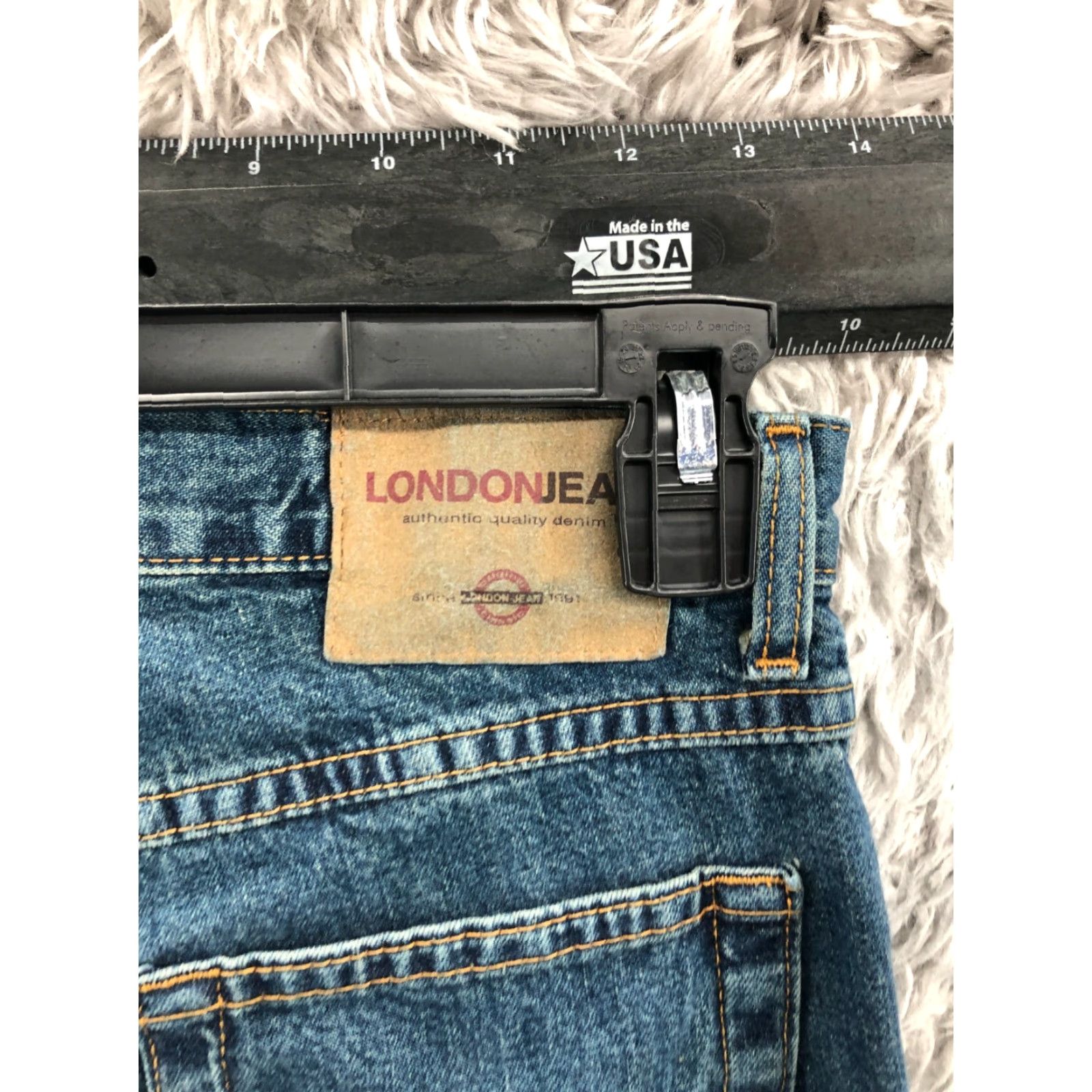 Vintage VINTAGE London Jeans Flared Size 10 Womens Medium Wash Blue Size 32" / US 10 / IT 46 - 6 Thumbnail