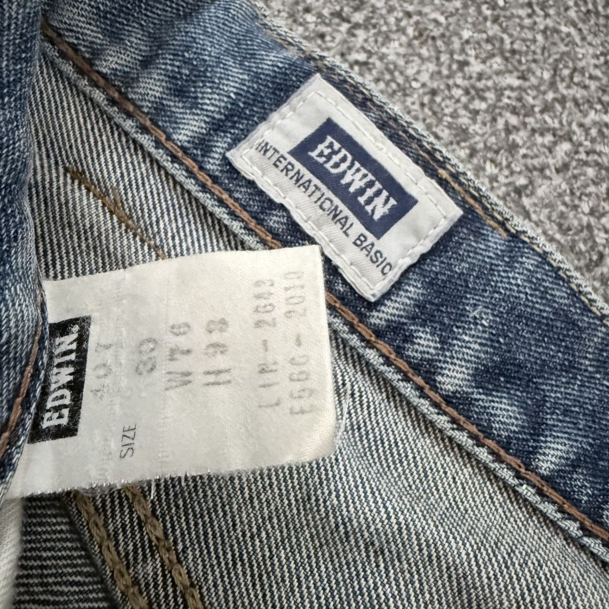 Kapital 🇯🇵 Vintage 90s Japanese Denim Edwin 407 Mom Jeans Size US 30 / EU 46 - 15 Thumbnail