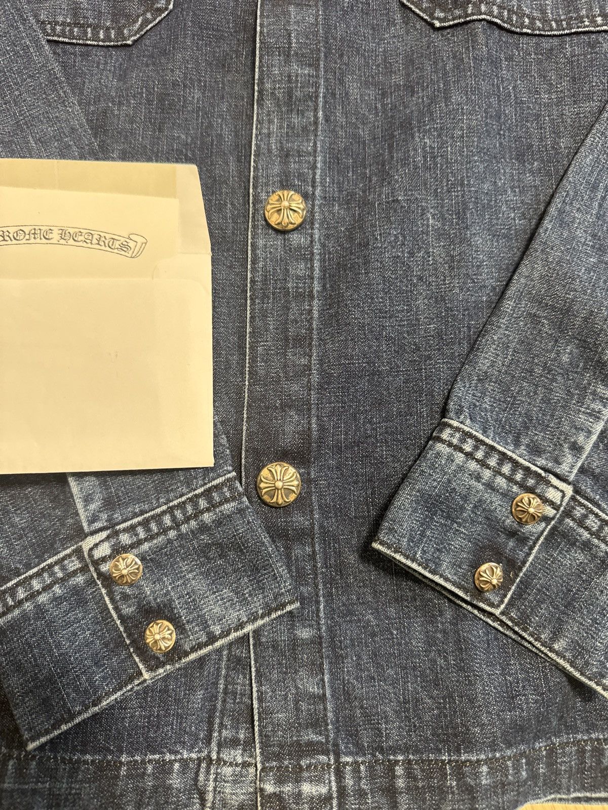 Chrome Hearts Chrome hearts workdog denim shirts Size US M / EU 48-50 / 2 - 11 Thumbnail